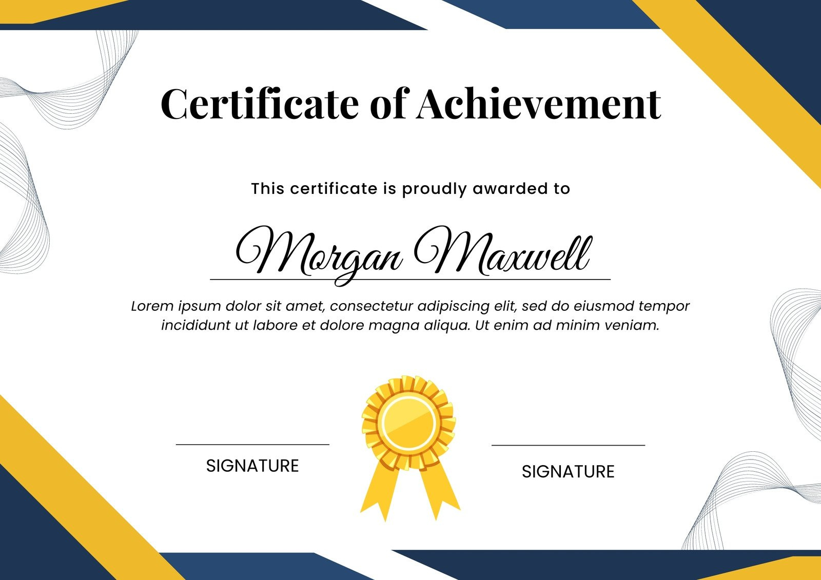 Free Printable Certificate Templates You Can Customize | Canva throughout Certificate of Achievement Free Printable