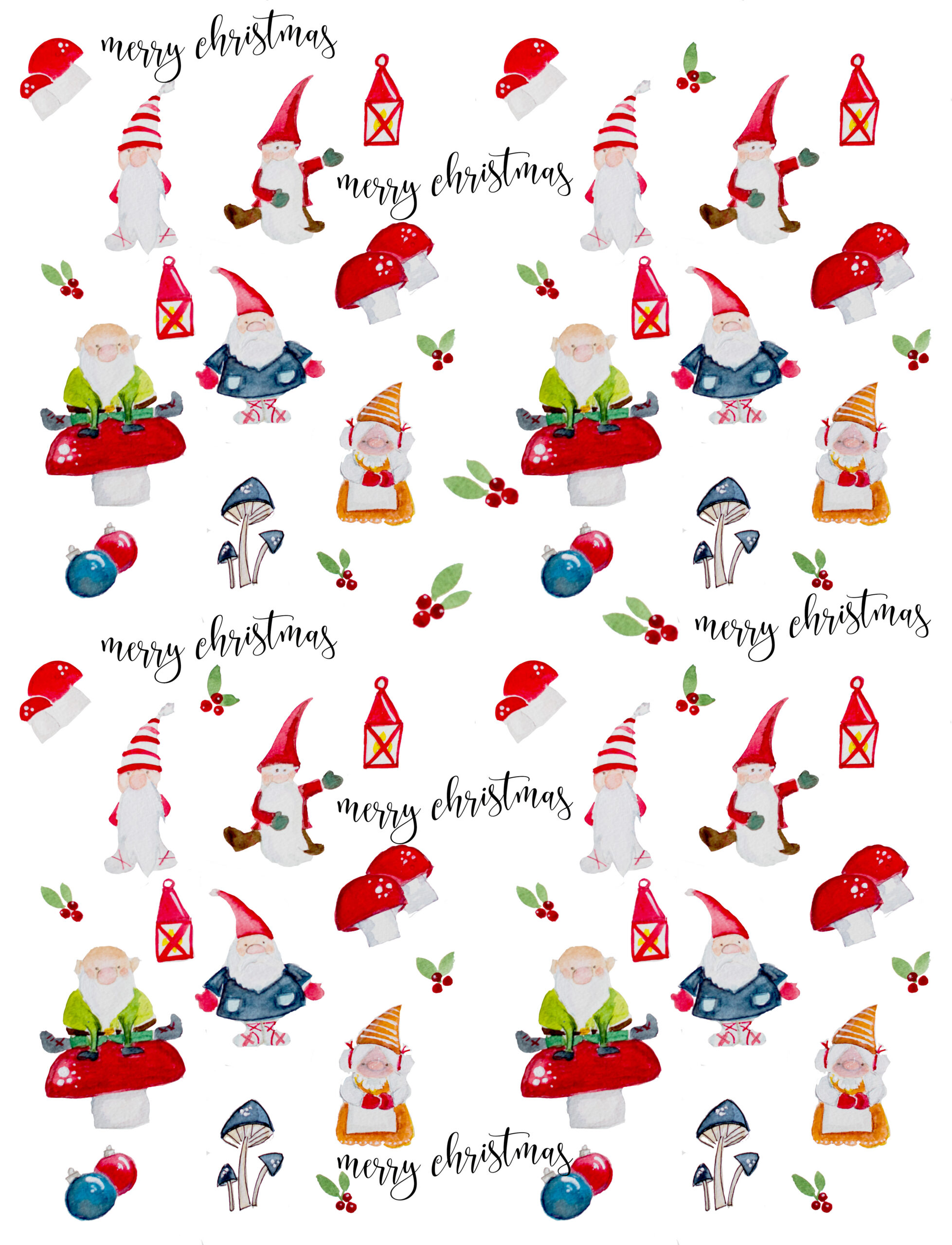 Free Printable Christmas Gift Wrap pertaining to Free Christmas Wrapping Paper Printable
