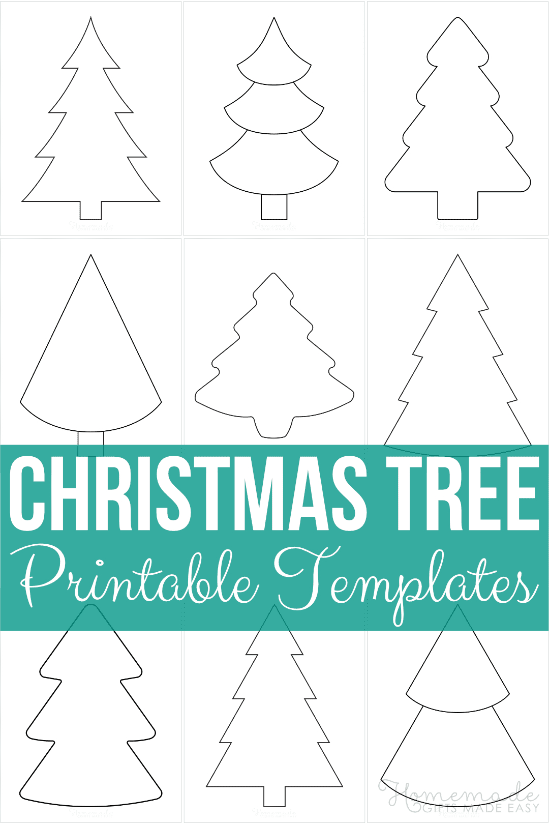 Free Printable Christmas Tree Templates And Outlines intended for Free Printable Template Of Christmas Tree