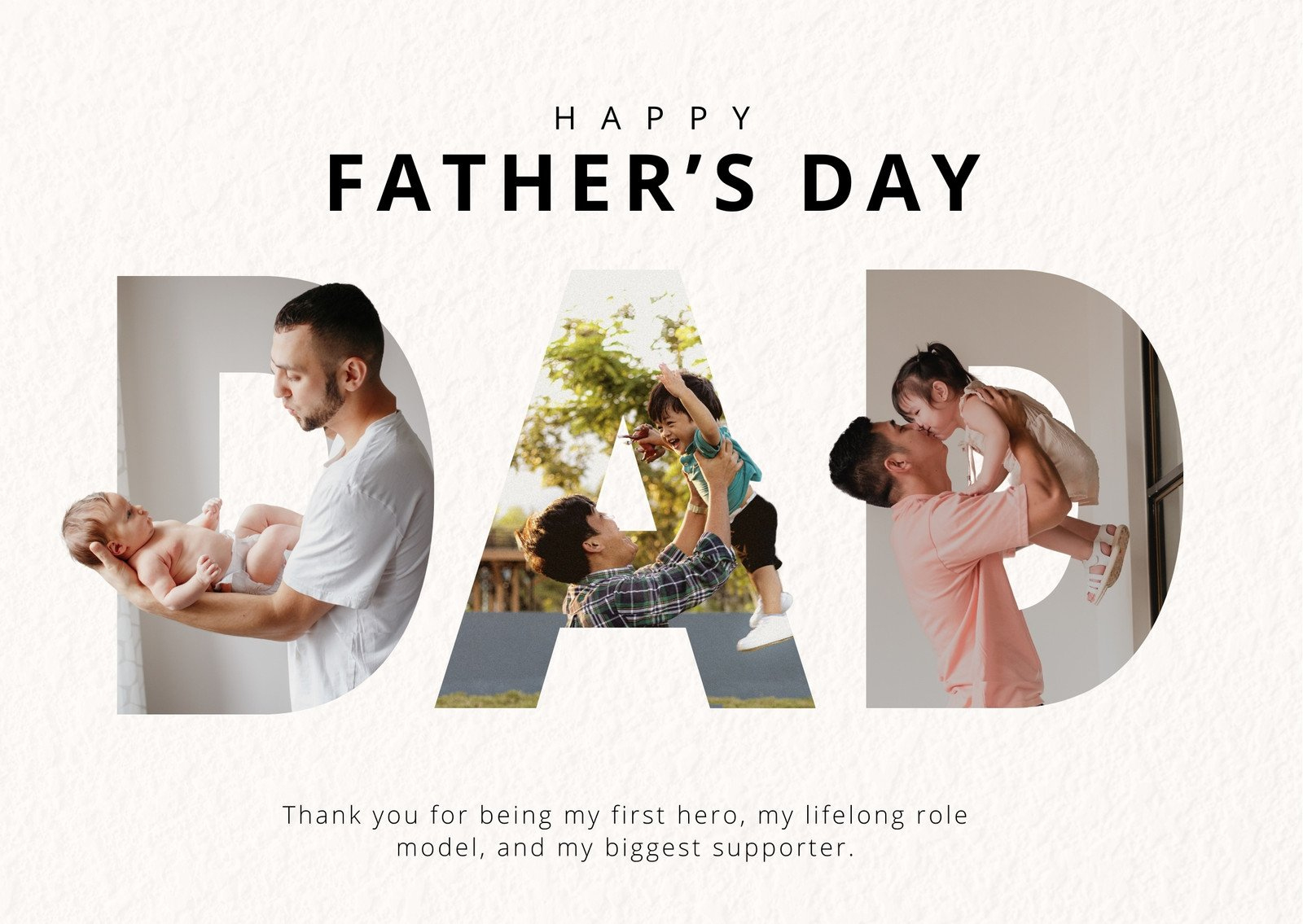 Free, Printable Father&amp;#039;S Day Card Templates To Personalize | Canva throughout Free Father&amp;#039;S Day Card Printable