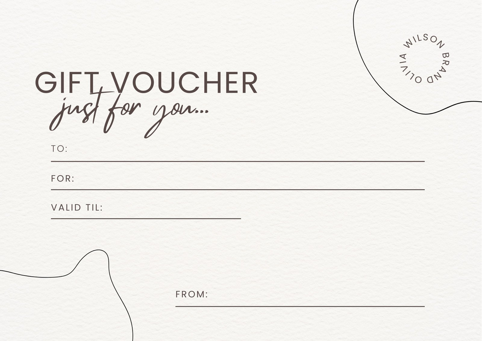 Free, Printable Gift Certificate Templates To Customize | Canva pertaining to Gift Certificate Template Free Printable