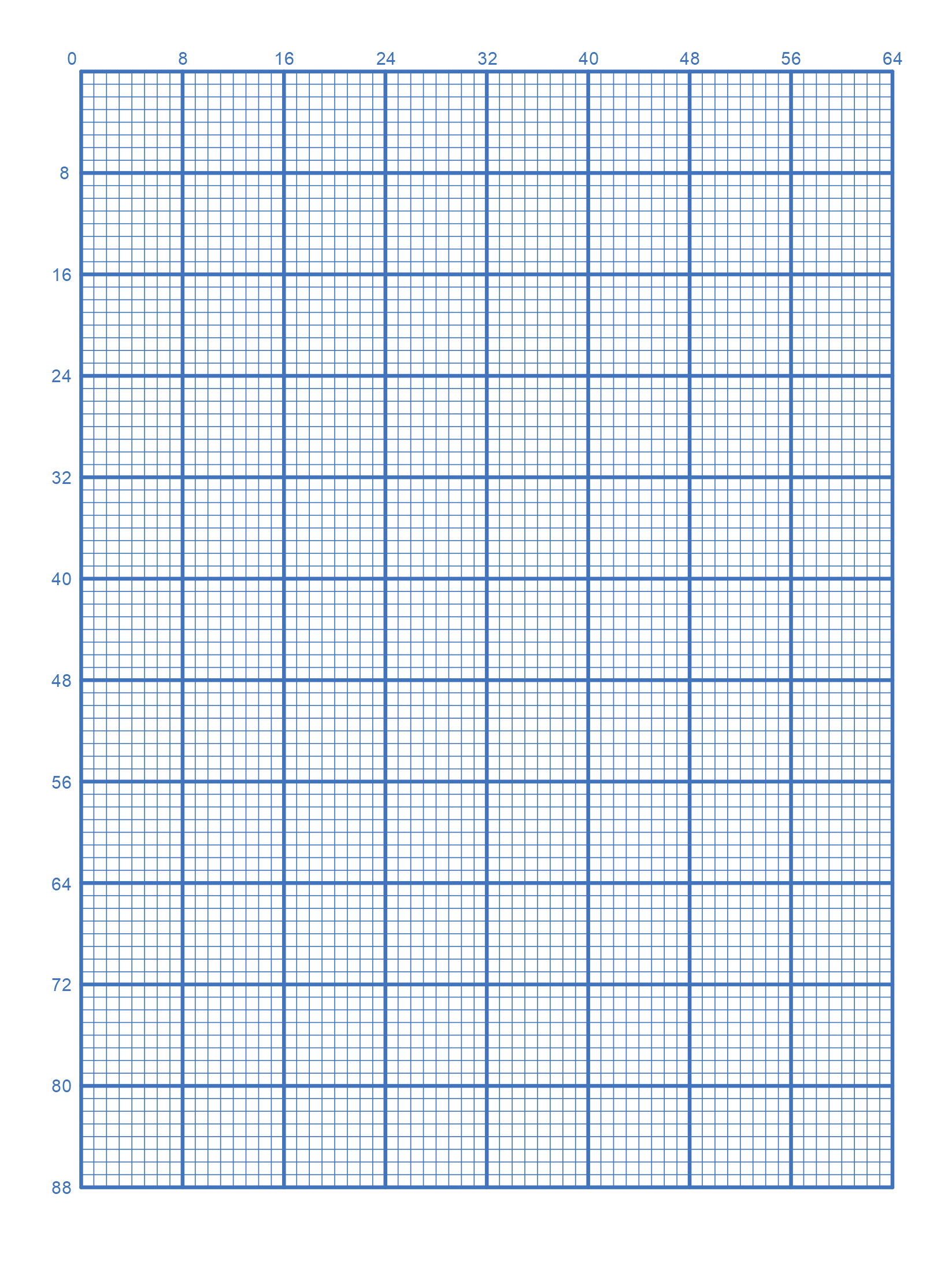 Free Printable Graph Paper (Online Grid Paper) – Free Printables with regard to Printable Graph Paper 1 8 Inch
