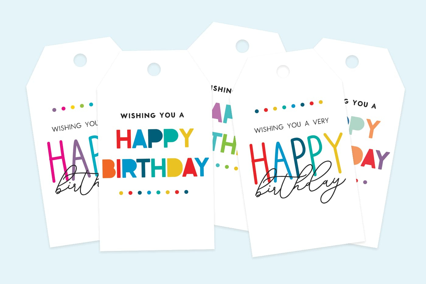 Free Printable Happy Birthday Gift Tags - Favorite Printables intended for Free Printable Happy Birthday Labels