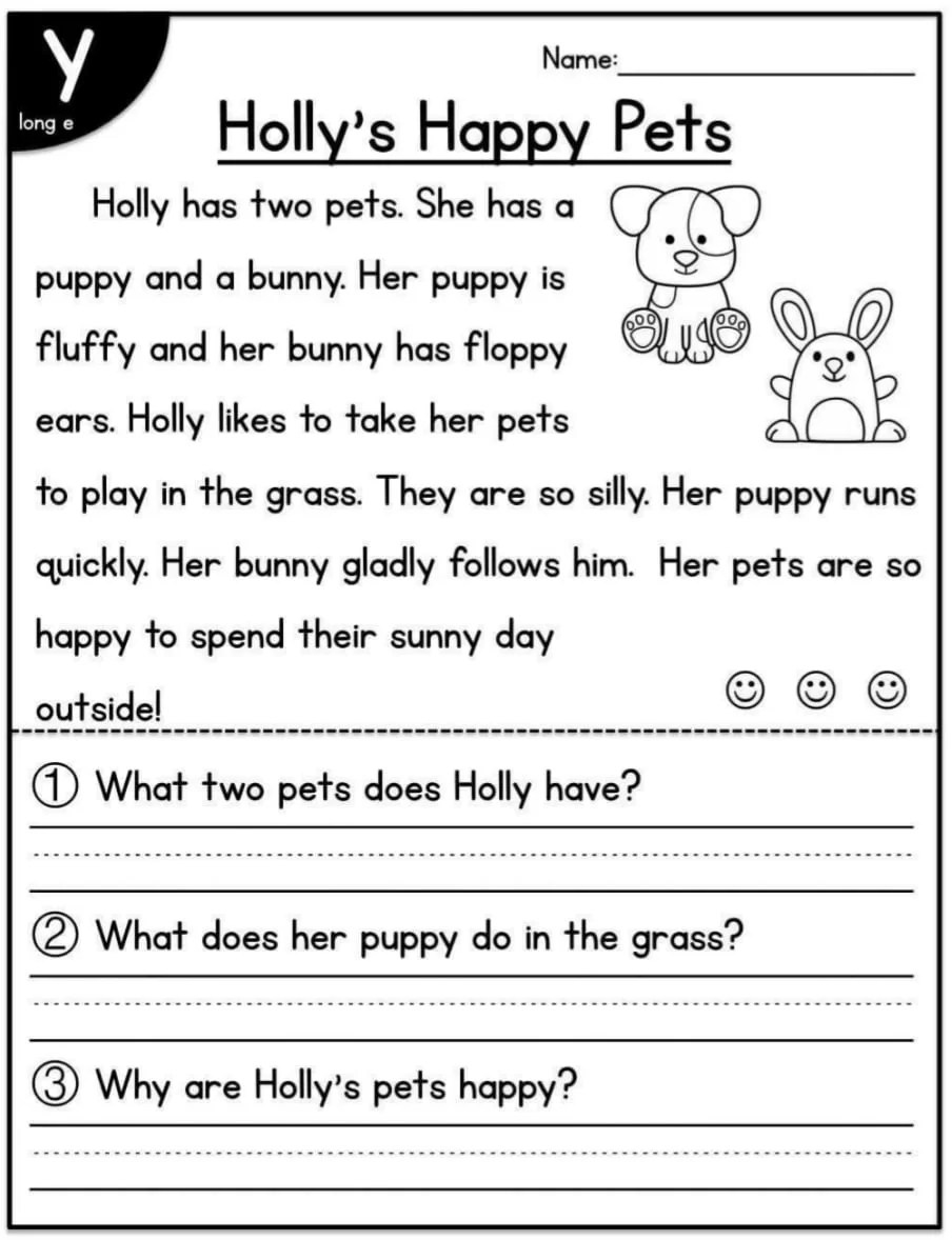 Free Printable Kindergarten Reading Worksheets - Activity School in Reading Comprehension Worksheets Free Printable