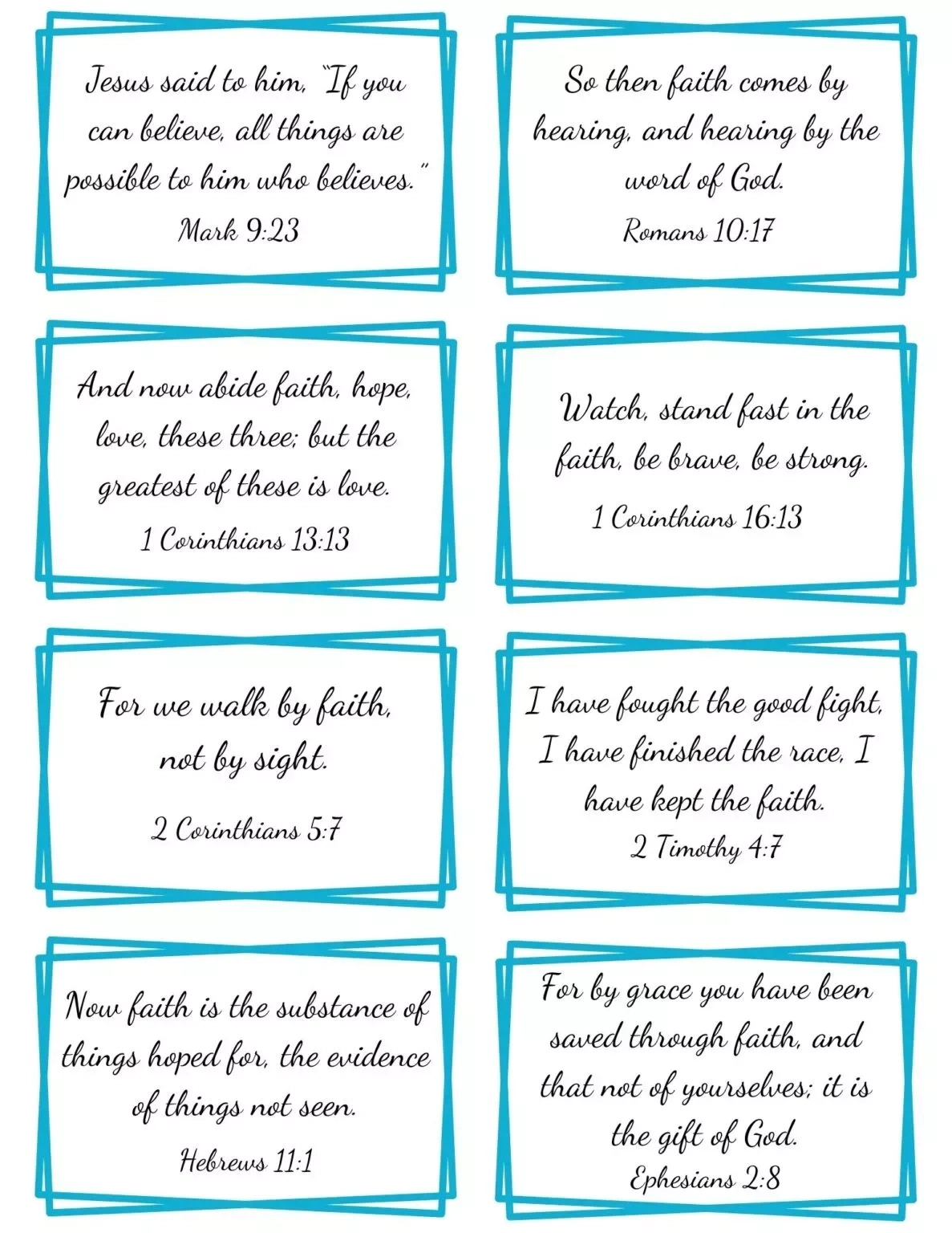 Free Printable List Of Encouraging Bible Verses, Download Free for Free Printable 365 Bible Verses Printable