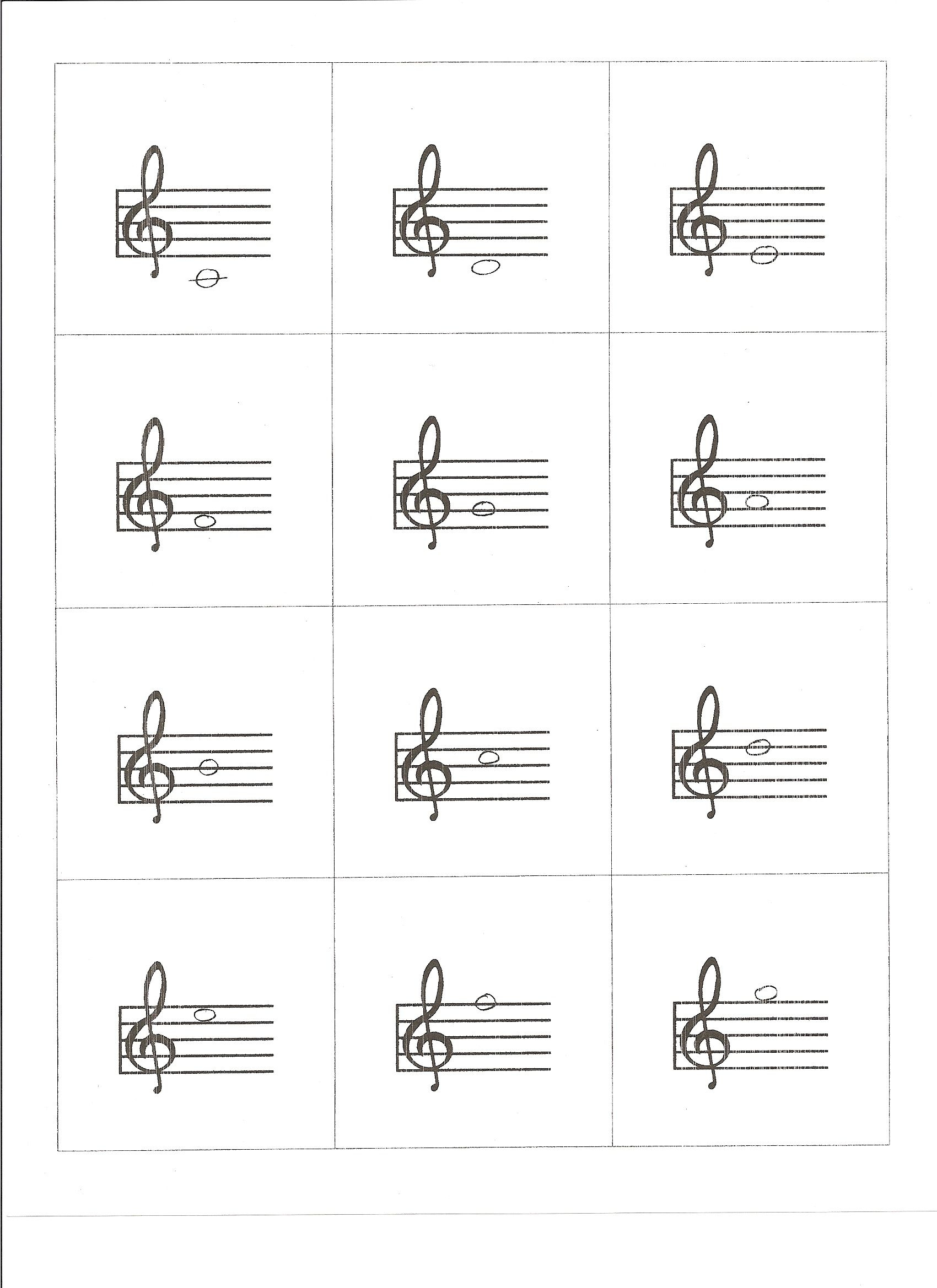Free Printable Music Note Flashcards throughout Free Printable Music Note Flashcards