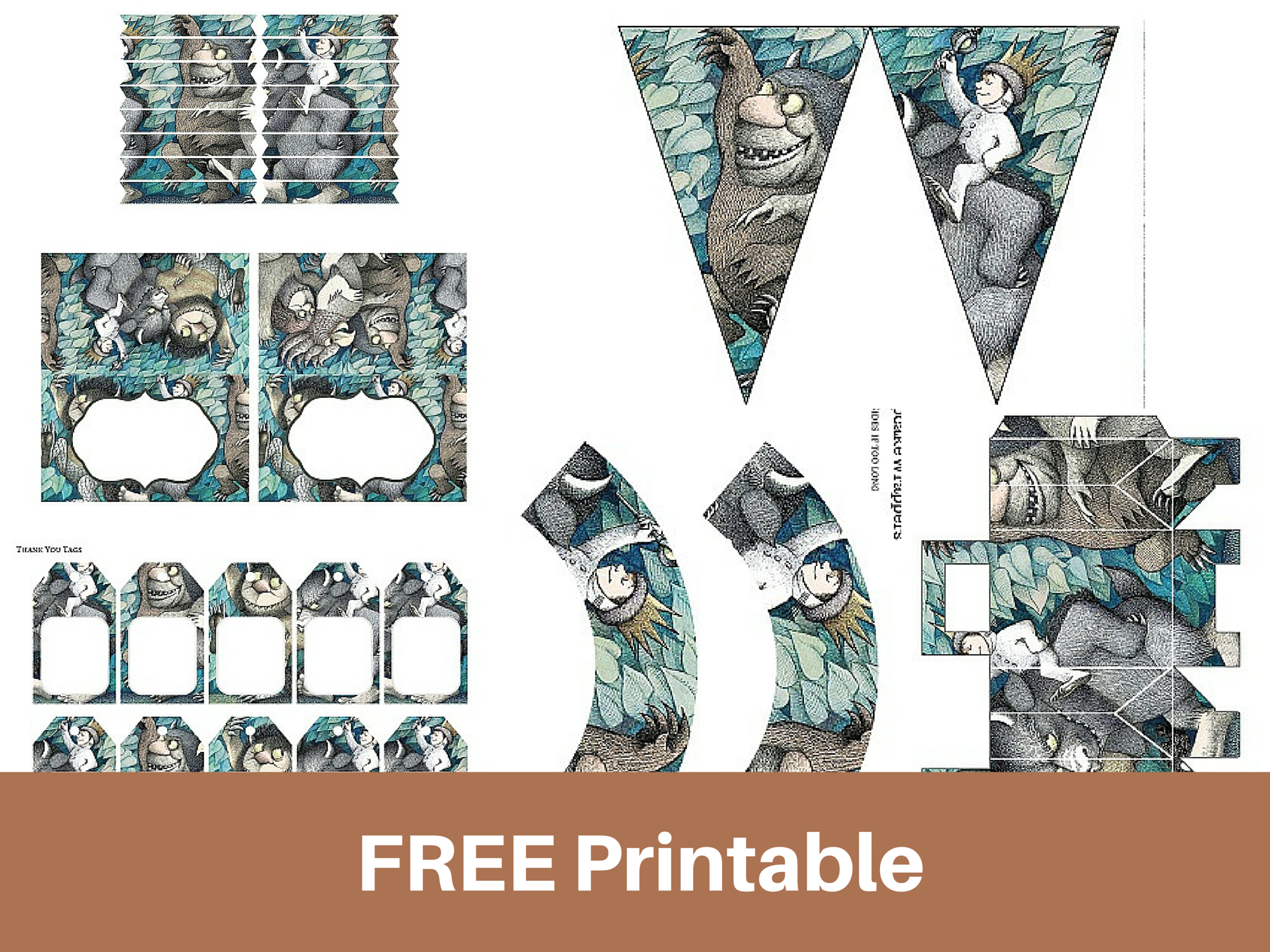 Free Printable &amp;quot;Where The Wild Things Are&amp;quot; - Magical Printable with regard to Free Where the Wild Things Are Printable