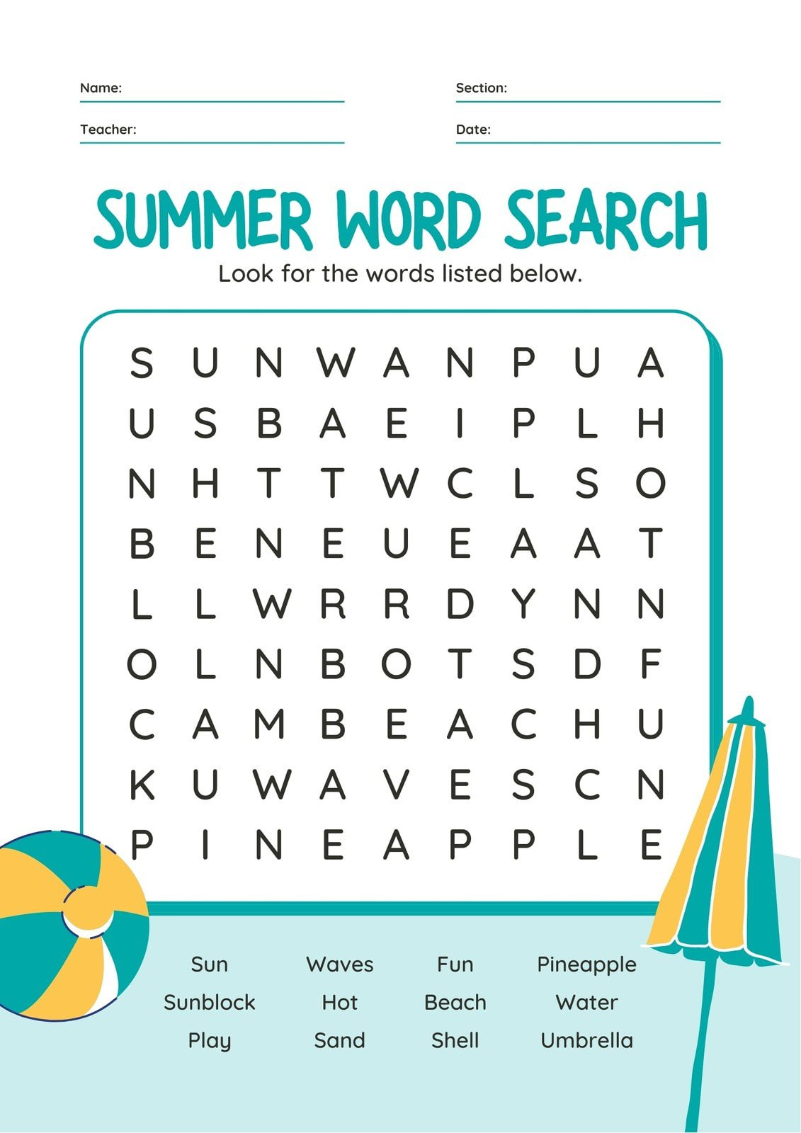 Free Word Search Maker – Make Your Own Word Search | Canva pertaining to Create Word Search Printable Free