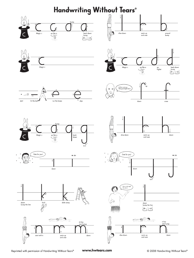 Handwriting Without Tears Pdf: Fill Out &amp;amp; Sign Online | Dochub with Free Handwriting Without Tears Printables