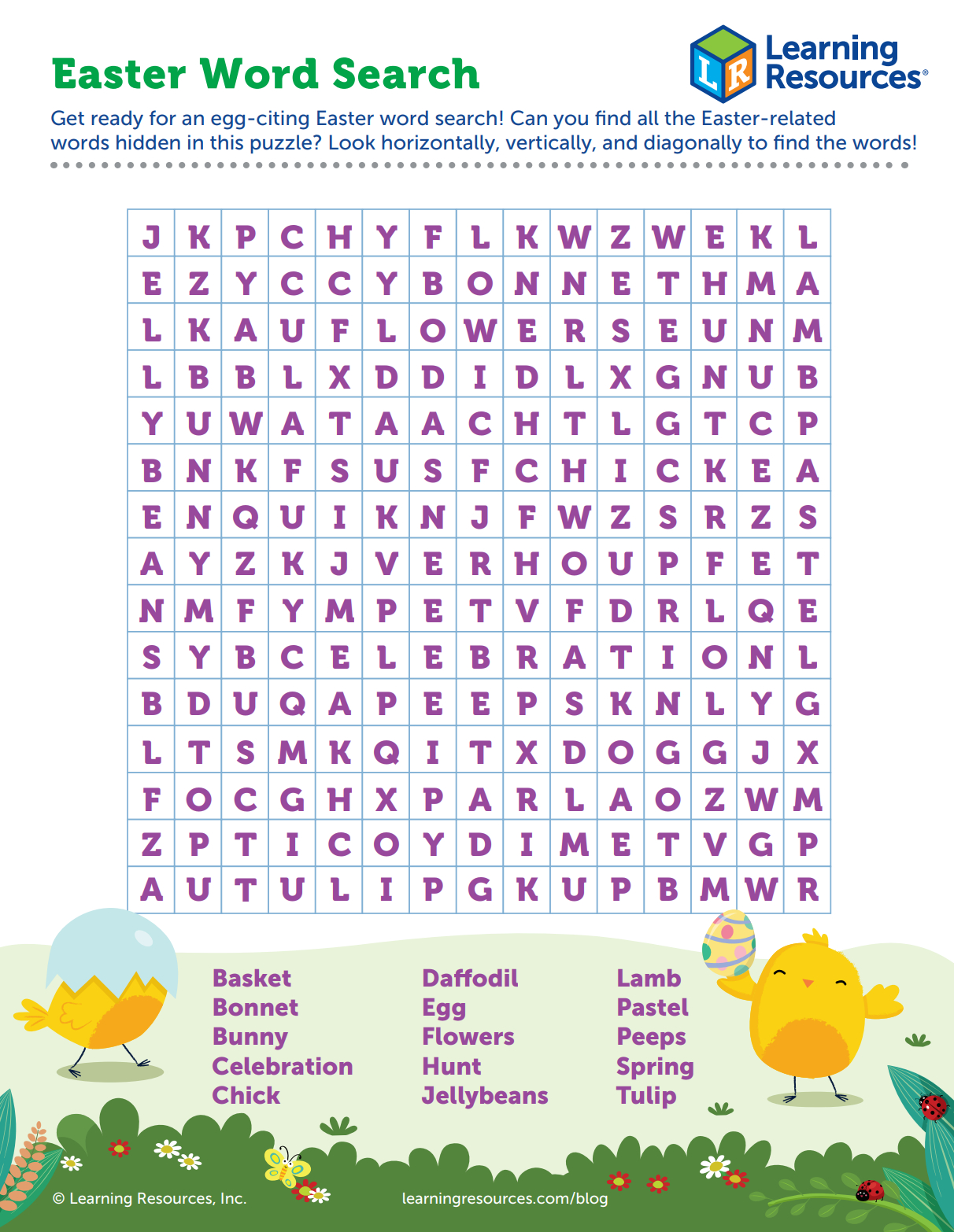 Hop Into Easter Fun With Printable Easter Word Search pertaining to Free Easter Word Search Puzzles Printable