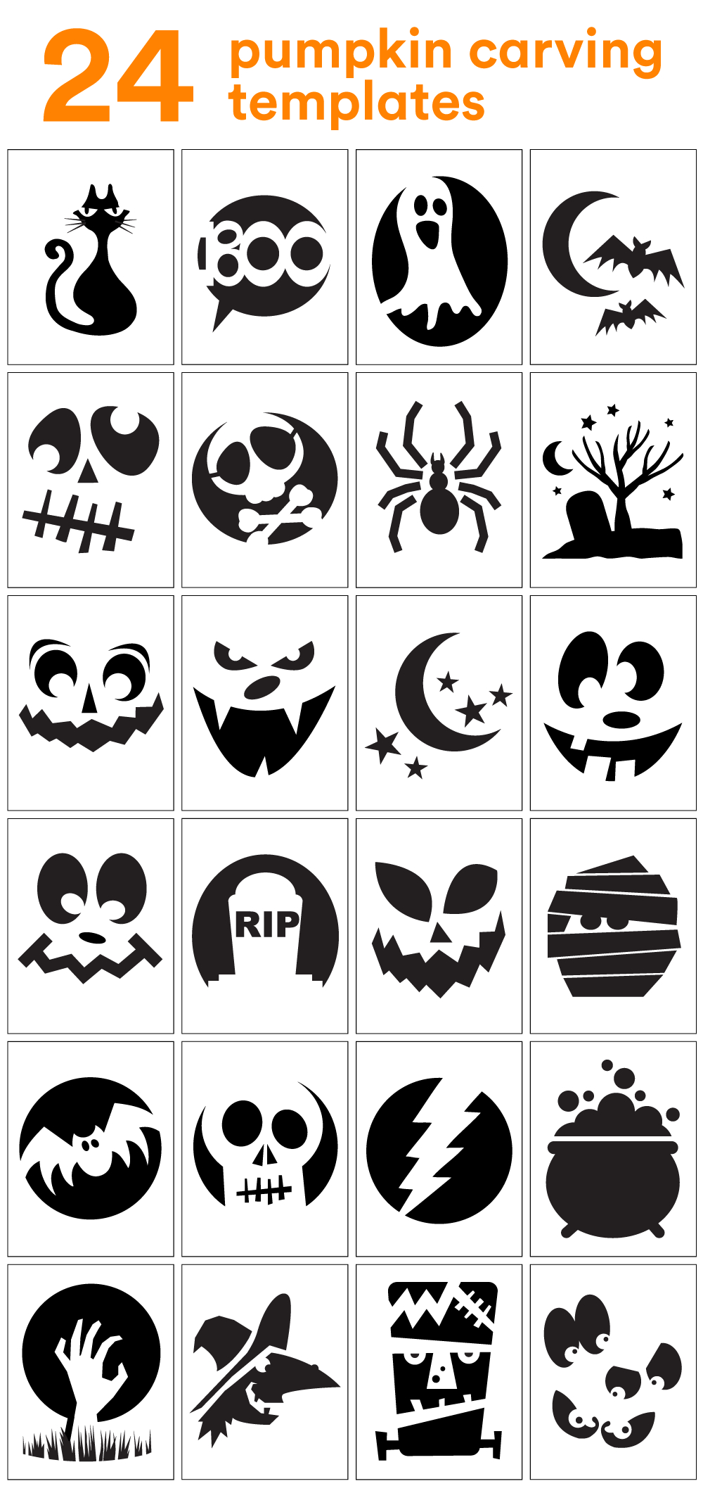 How To Carve The Coolest Pumpkin On The Block (Carving Stencils in Free Printable Pumpkin Carving Stencils