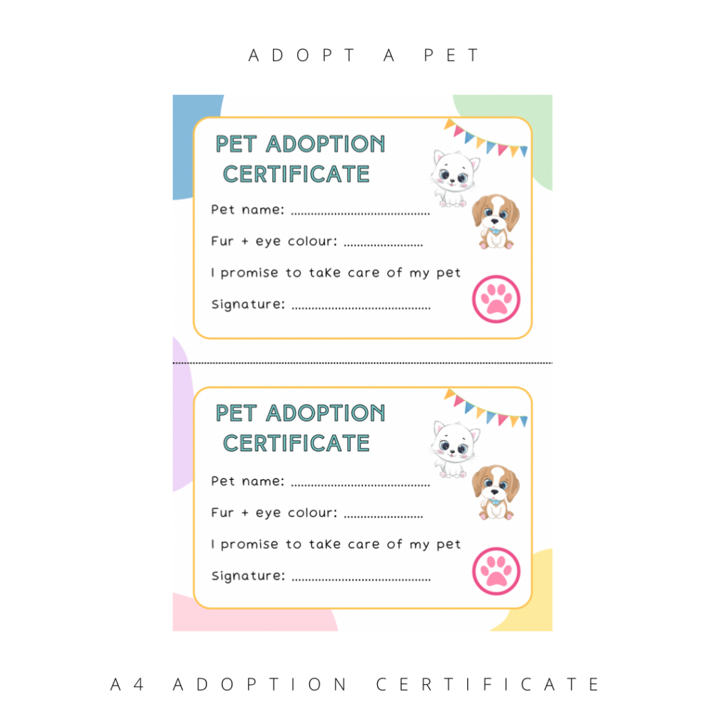 How To Host An Amazing &amp;#039;Adopt A Pet&amp;#039; Party! - Bristol Family Blog in Adopt a Pet Party Free Printables