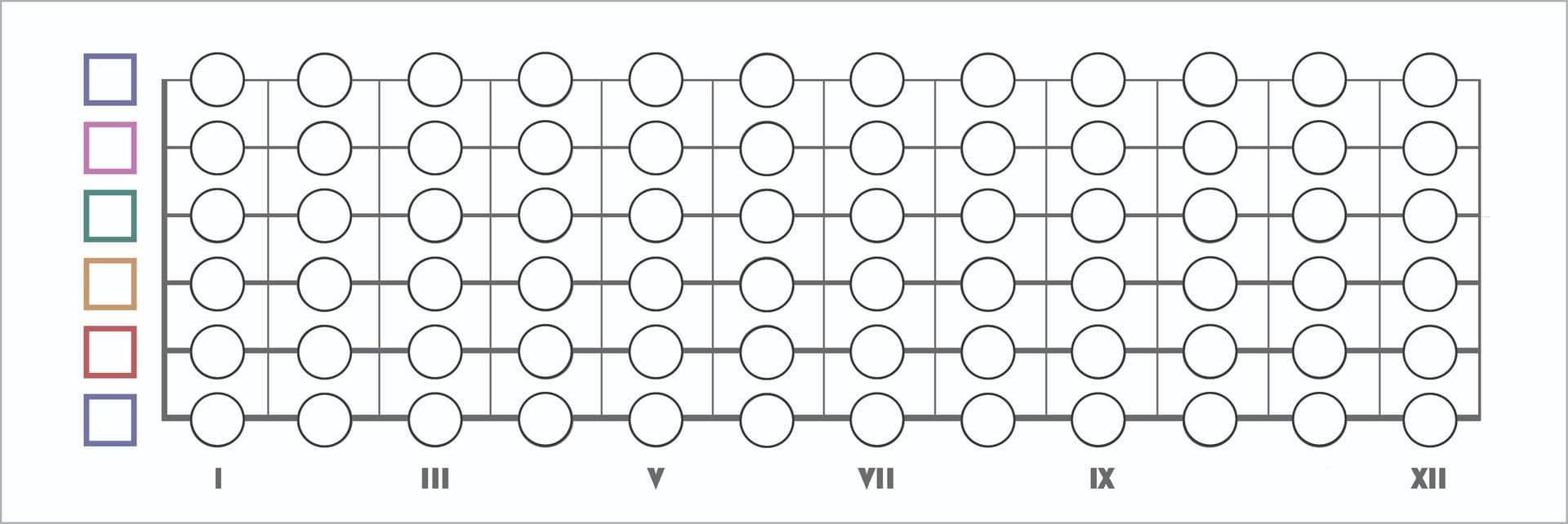 I Made An Empty Fretboard Diagram To Practice Notes On Fretboard inside Guitar Notes On Fretboard Printable