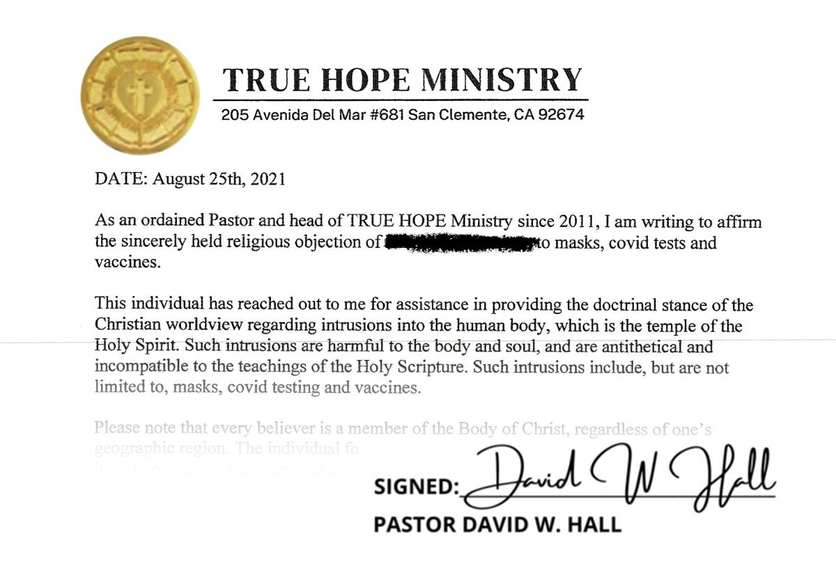 Inside The Requests For Religious Exemptions From Covid Vaccine with regard to Printable Religious Vaccine Exemption Form