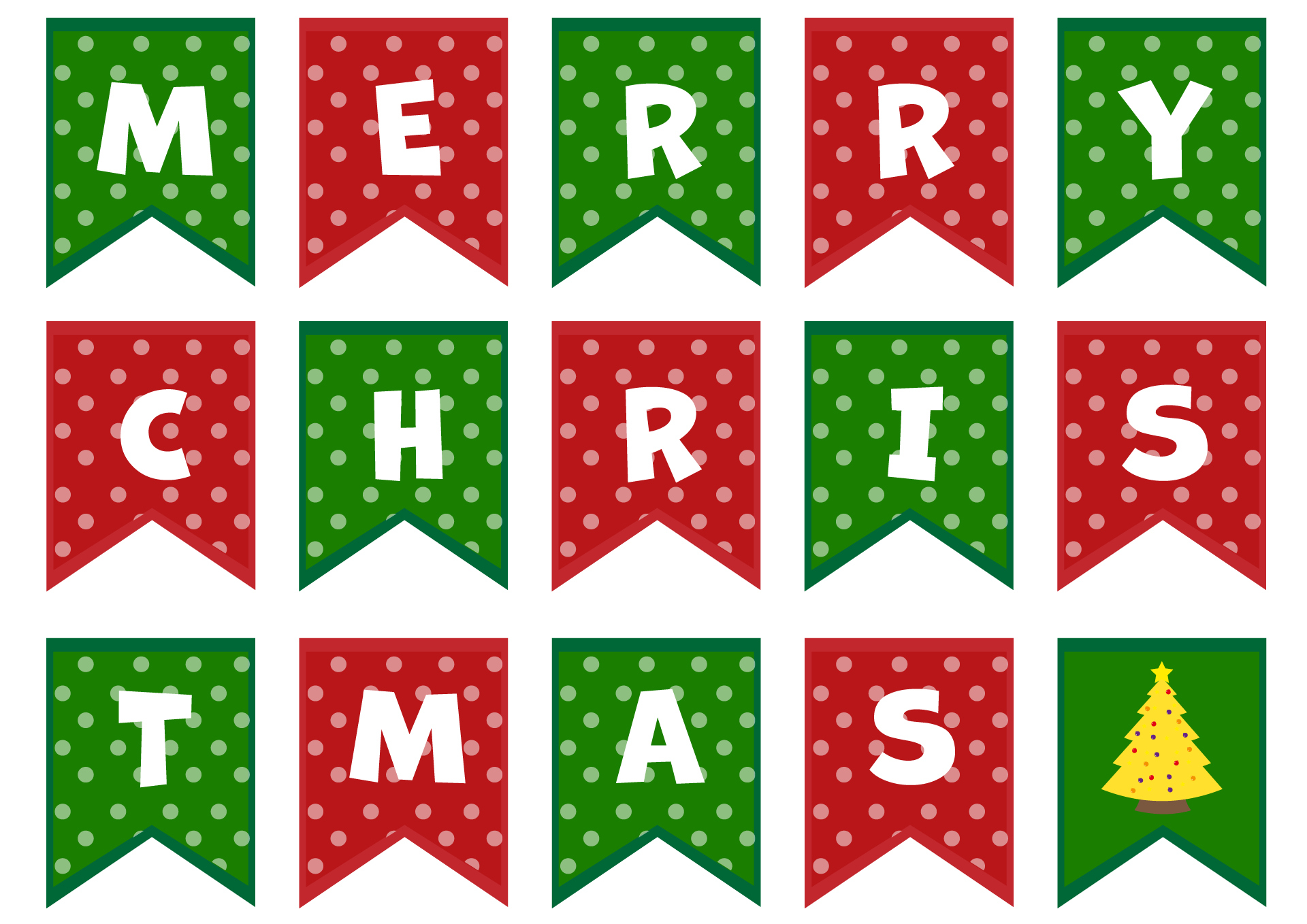 Merry Christmas Free Printable Banner - Printable Party Favors with regard to Free Merry Christmas Printable Banner