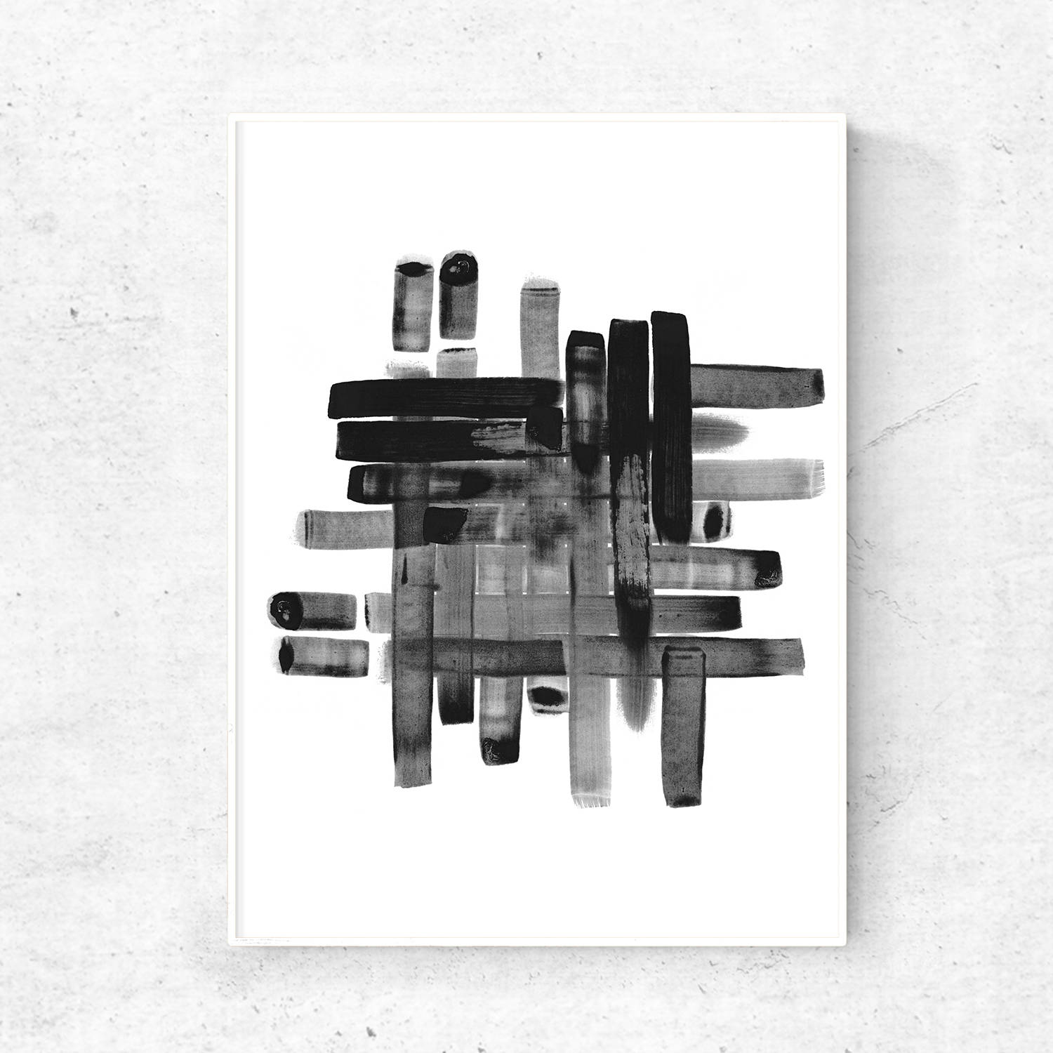 Printable Abstract Black White, Wall Art Download, Digital Art for Black And White Abstract Art Printable