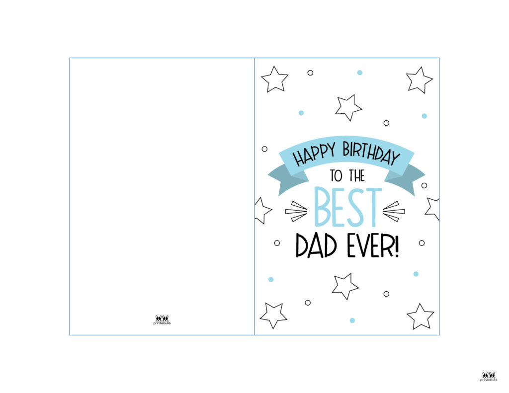 Printable Birthday Cards - 110 Free Birthday Cards | Printabulls within Free Printable Father Birthday Cards