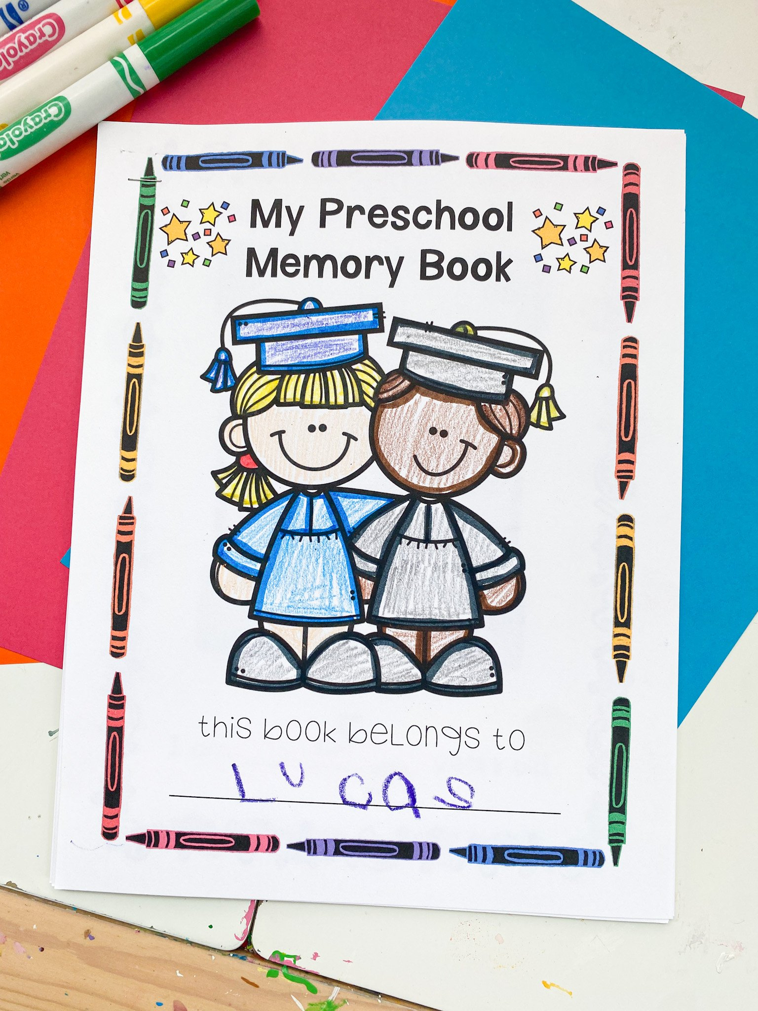 School Themed Printables - Abcdee Learning with regard to Pre K Memory Book Printables Free