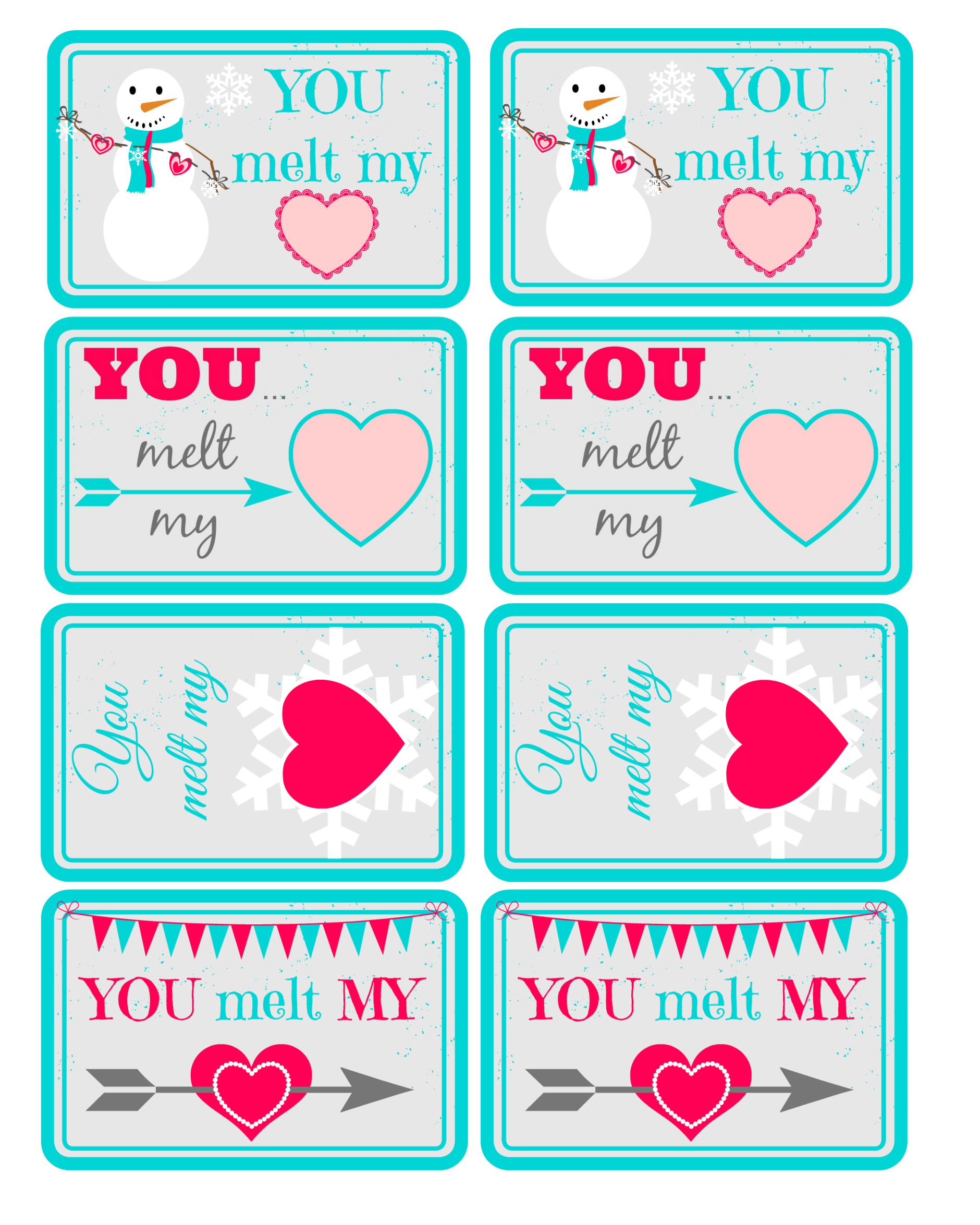 Share The Love: Free Printable Valentine Gift Tagsdiy Show Off pertaining to Customizable Free Printable Printable Valentine Tags