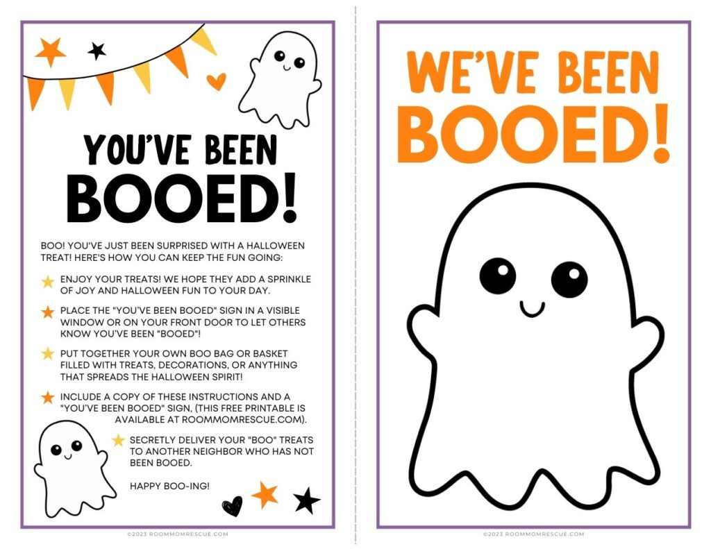 Surprise! You&amp;#039;Ve Been Booed | Room Mom Rescue within You Ve Been Booed Free Printables