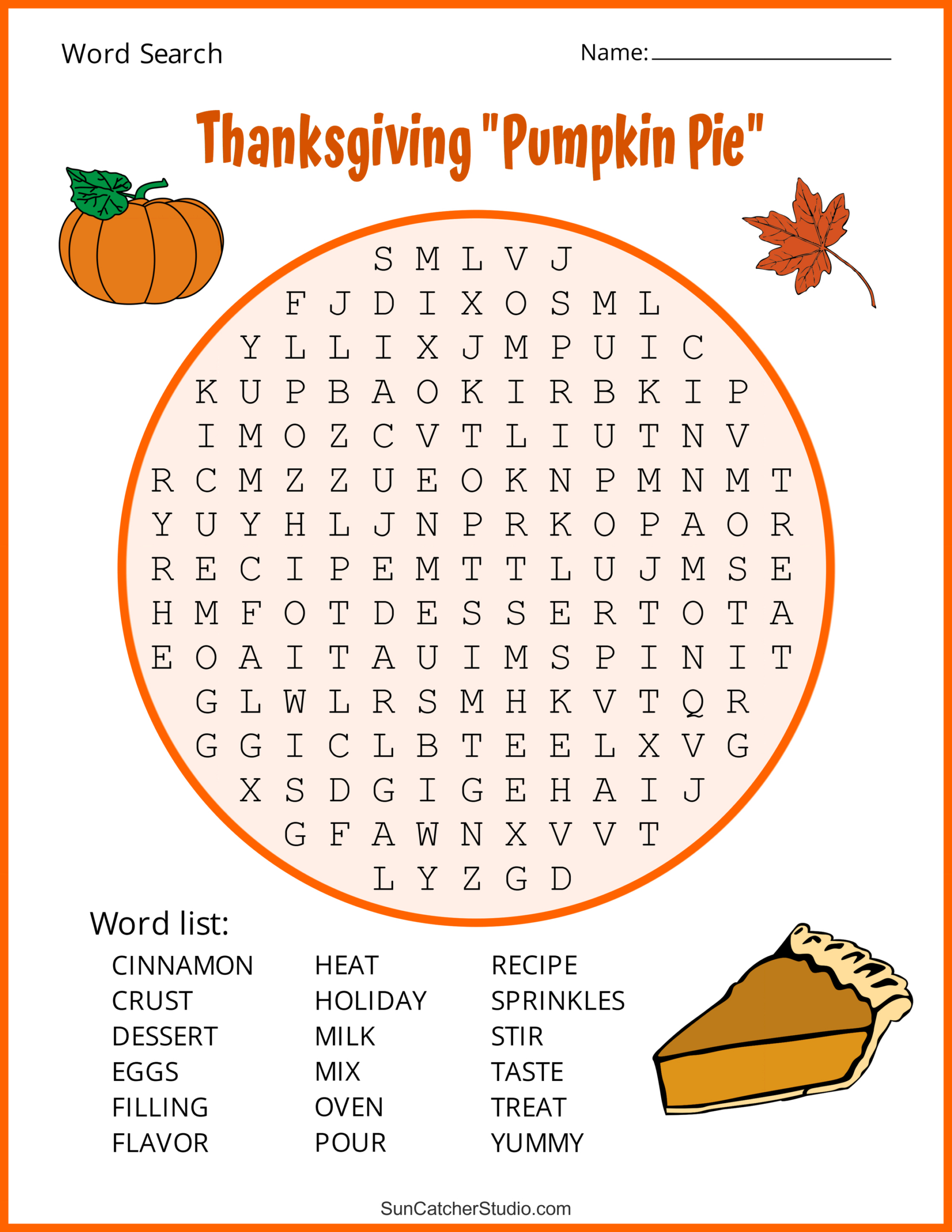 Thanksgiving Word Search (Free Printable Puzzles) – Free in Thanksgiving Word Search Puzzles Printable