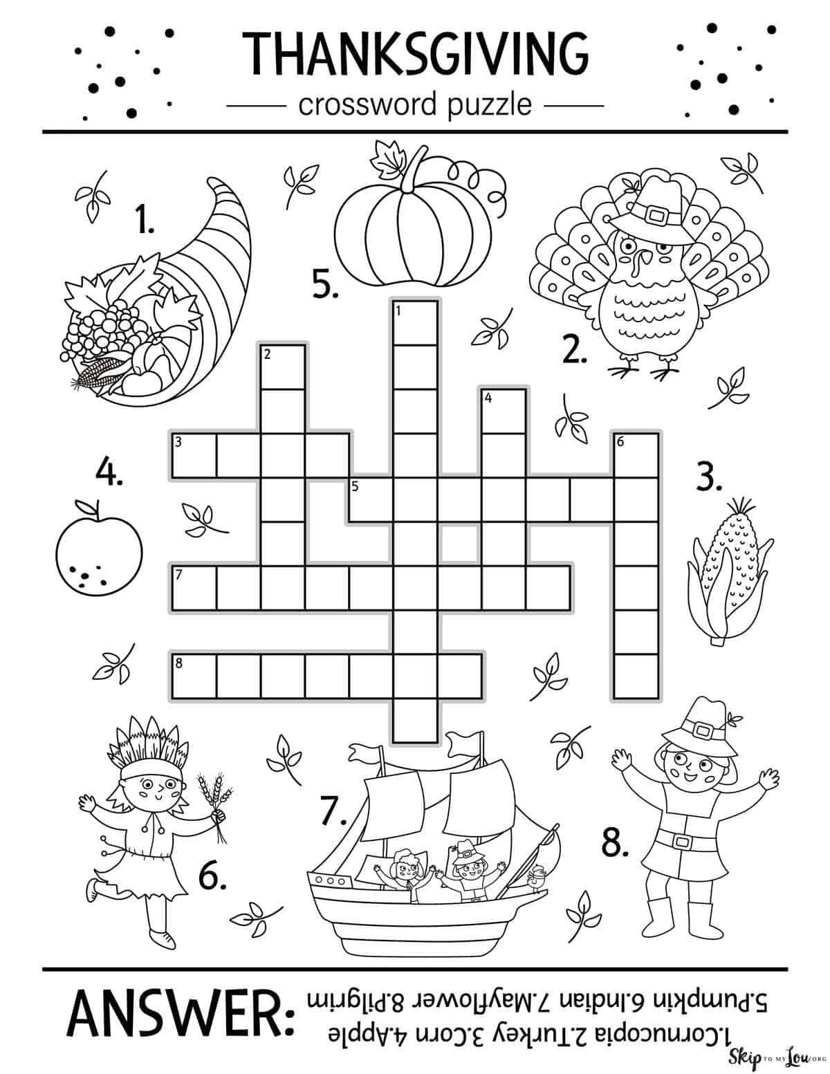 Thanksgiving Worksheets | Skip To My Lou with regard to Free Printables For Thanksgiving Worksheets