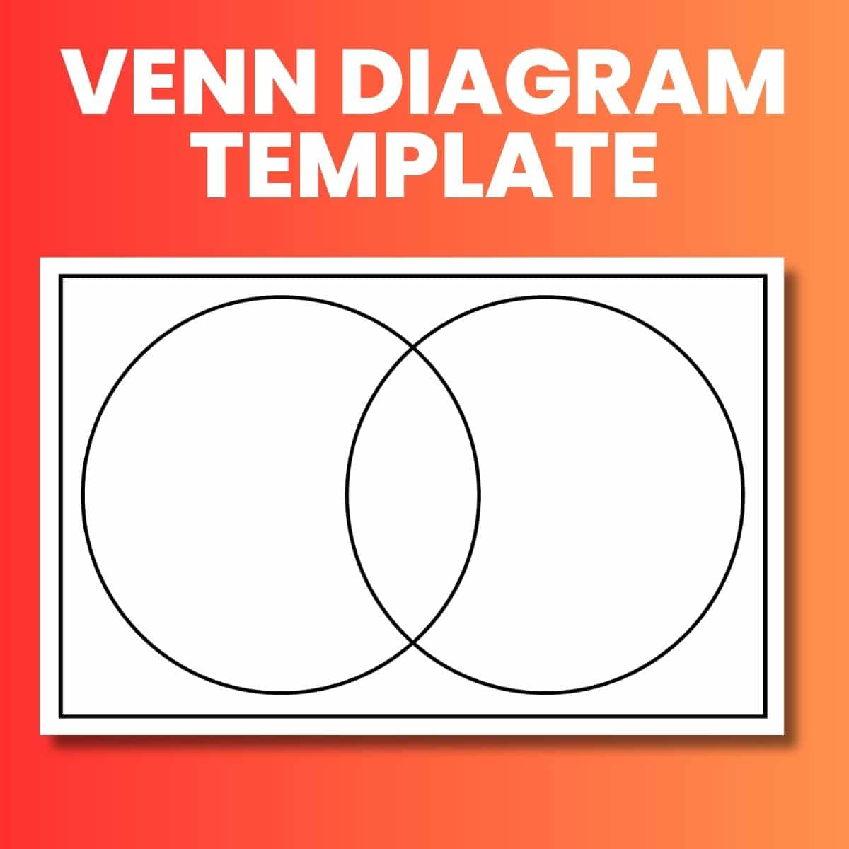 Venn Diagram Template (Free Printable Pdf) for Free Printable Venn Diagram Template