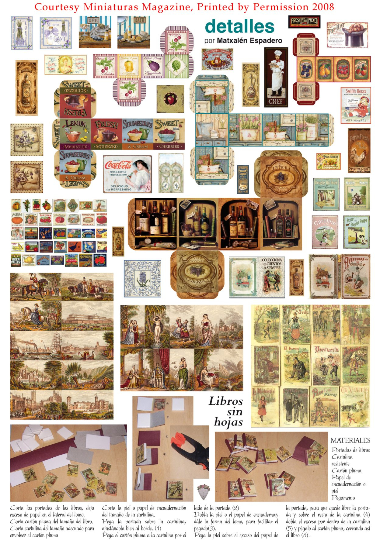Www.cdhm Cdhm Printies within Free Dolls House Miniature Printables