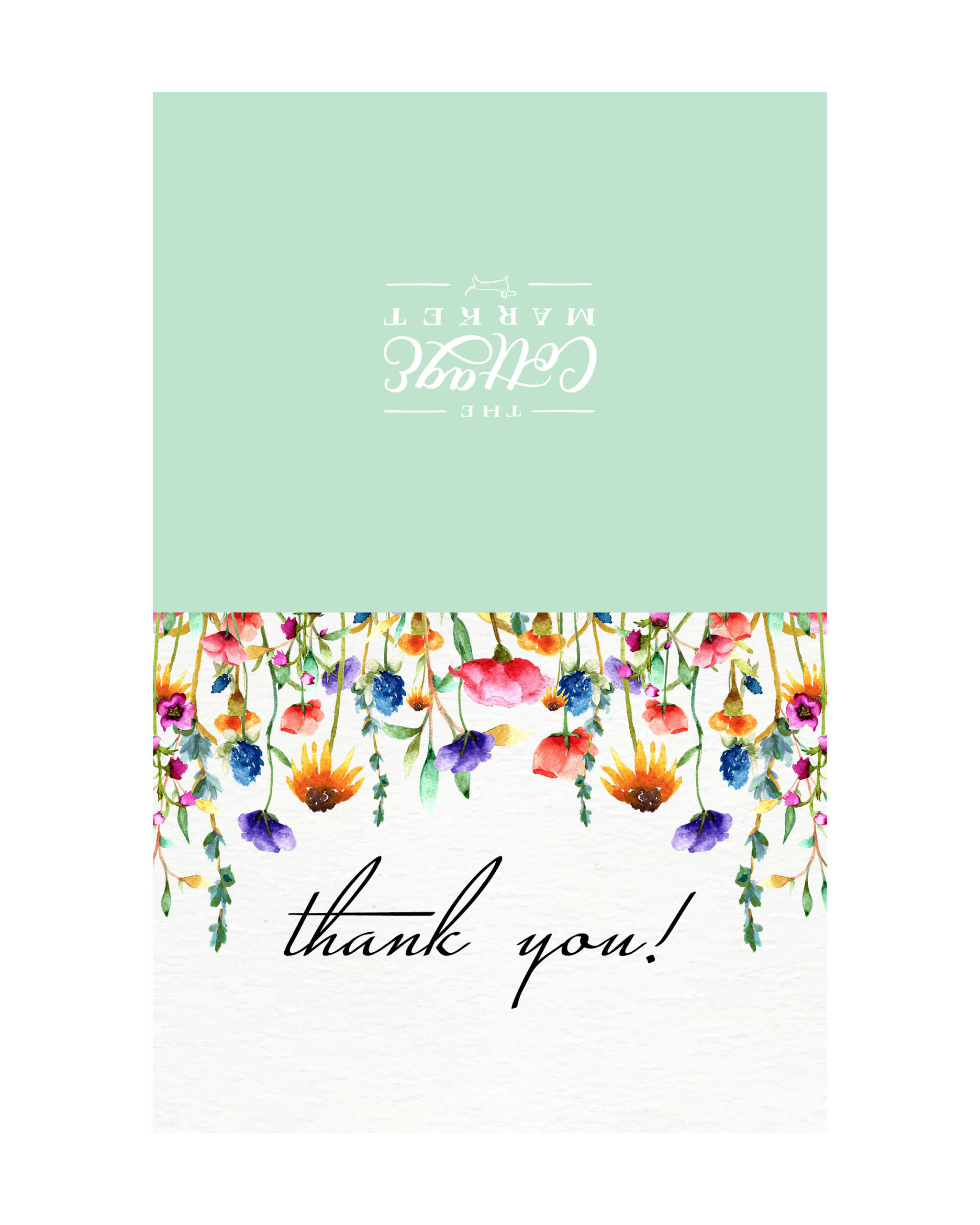10 Free Printable Thank You Cards You Can&amp;#039;T Miss - The Cottage Market inside Folding Thank You Cards Printable