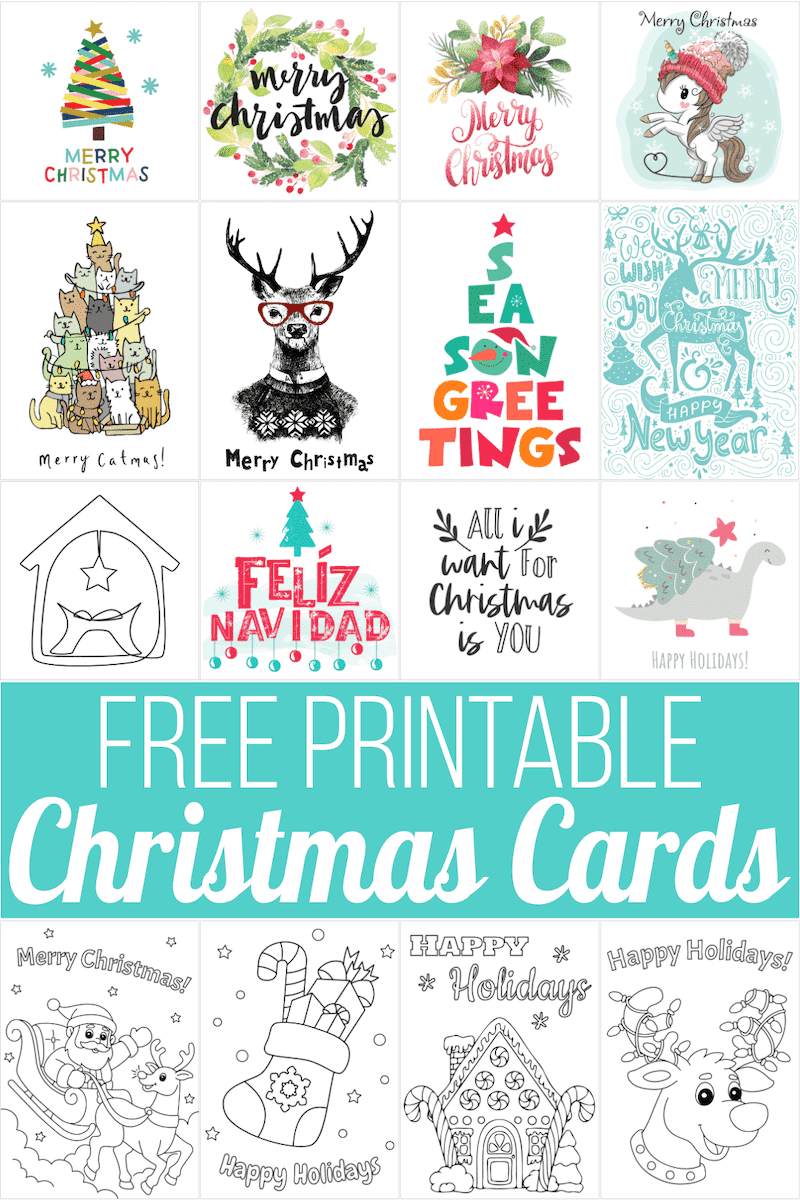 160 Free Printable Christmas Cards For 2025 with regard to Printable Christmas Card Inserts Free
