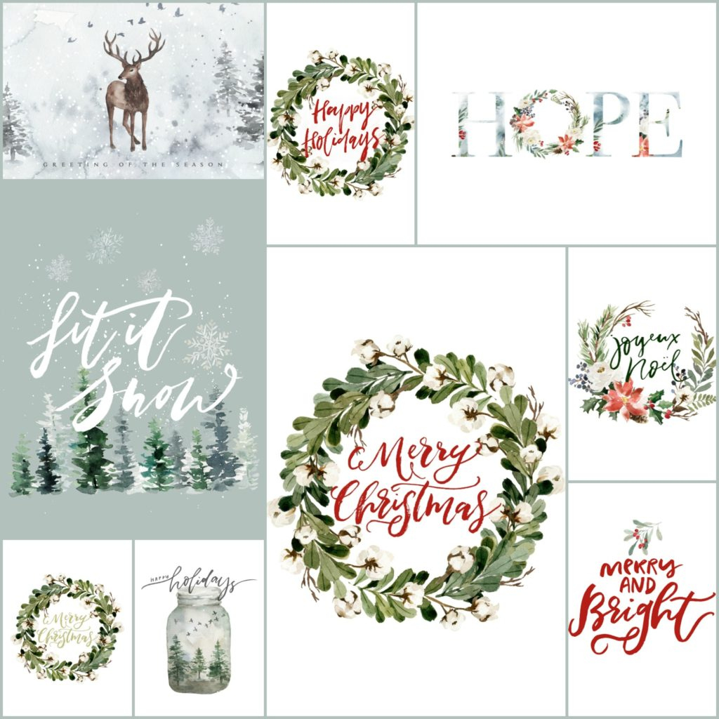 50 Festive Free Christmas Printables For Your Home intended for Christmas Printable Free