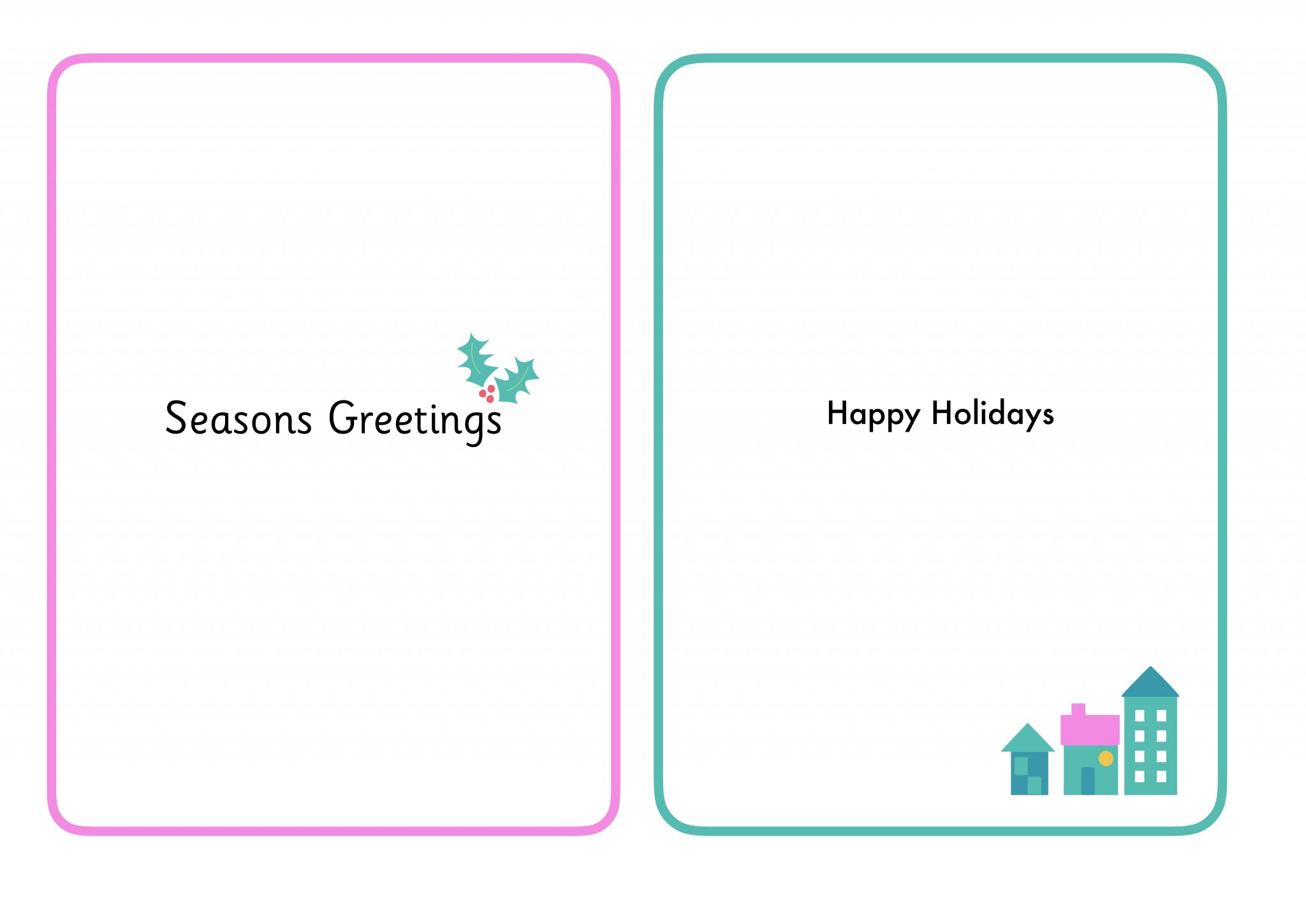 Christmas Card Inserts With Small Images - Printable Teaching regarding Printable Christmas Card Inserts