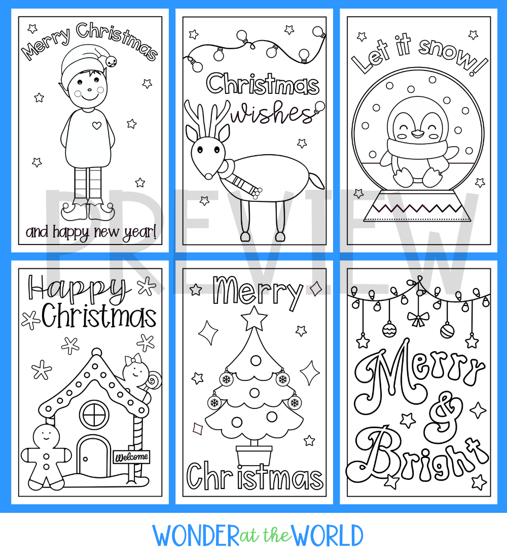 Christmas Card Template Printables To Colour | Teaching Resources pertaining to Free Printable Christmas Card Template For Kids