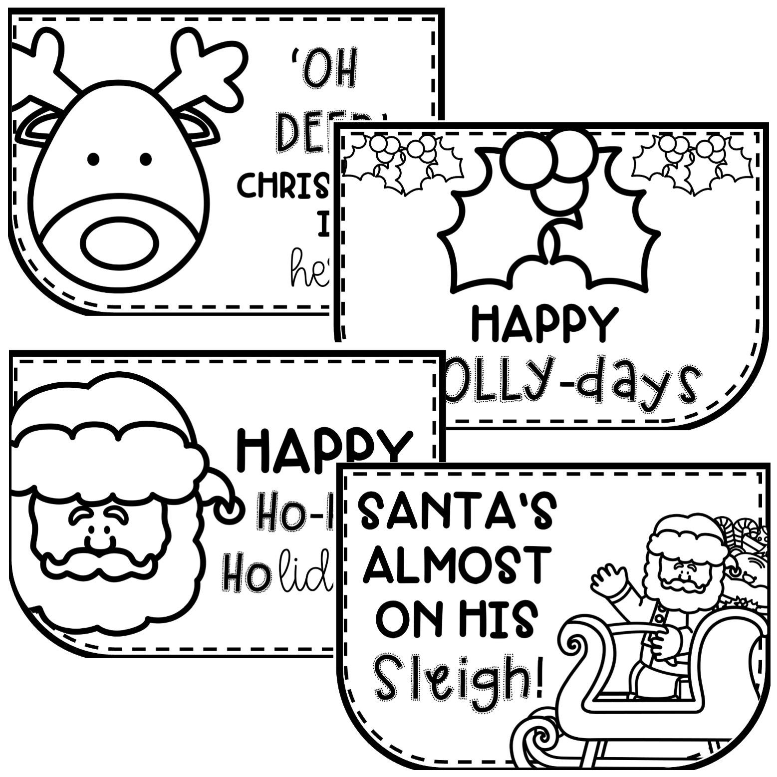 Christmas Card Templates - Top Teacher with regard to Printable Christmas Card Template Black And White