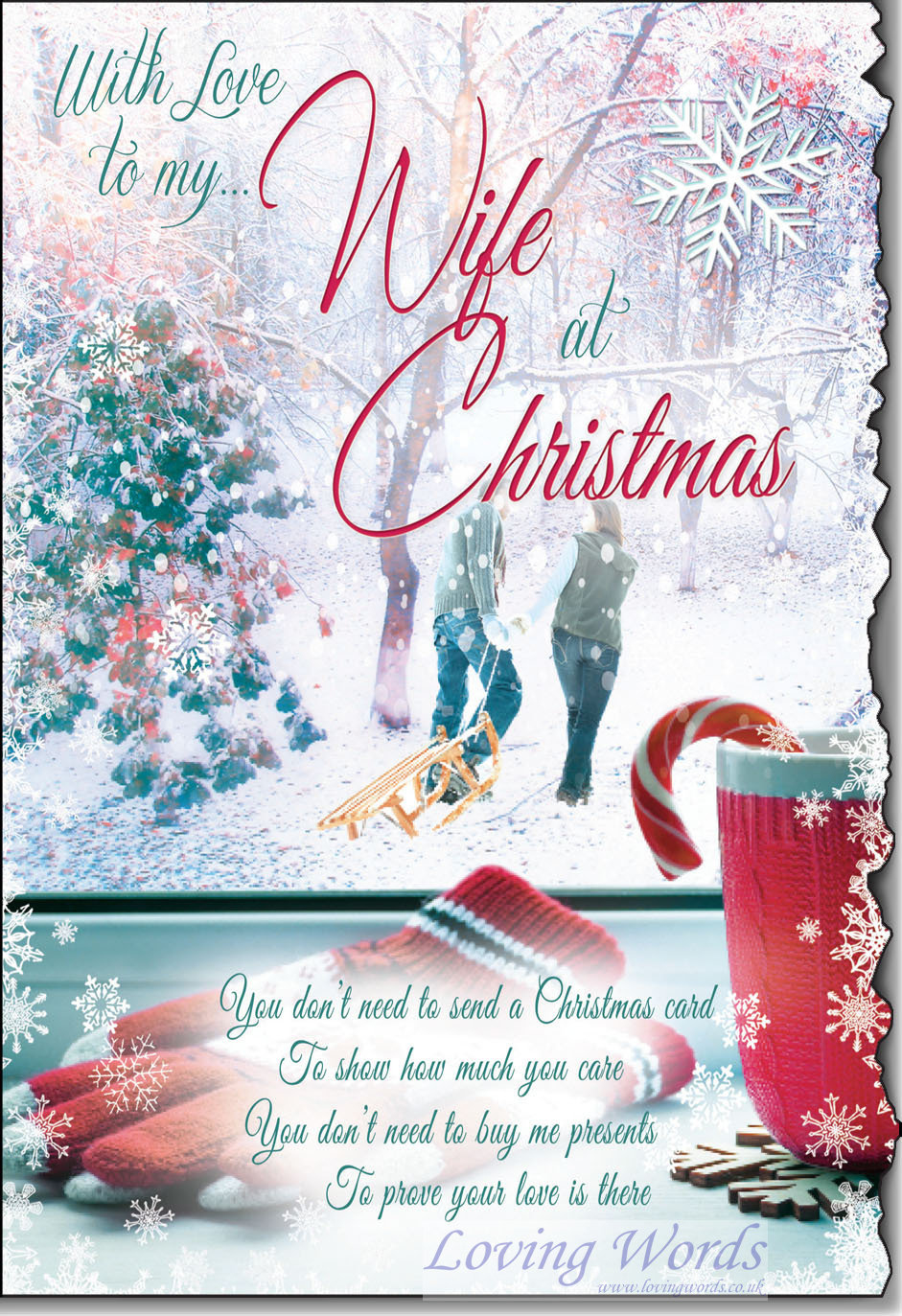 Christmas For My Wife Printable Christmas Cards For Wife Pastor with Printable Christmas Card For Wife with Love