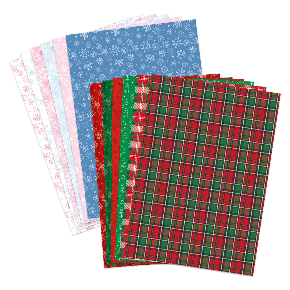 Christmas Variety Printed Cardstock, 24 Sheets pertaining to Printable Christmas Card Stock Paper