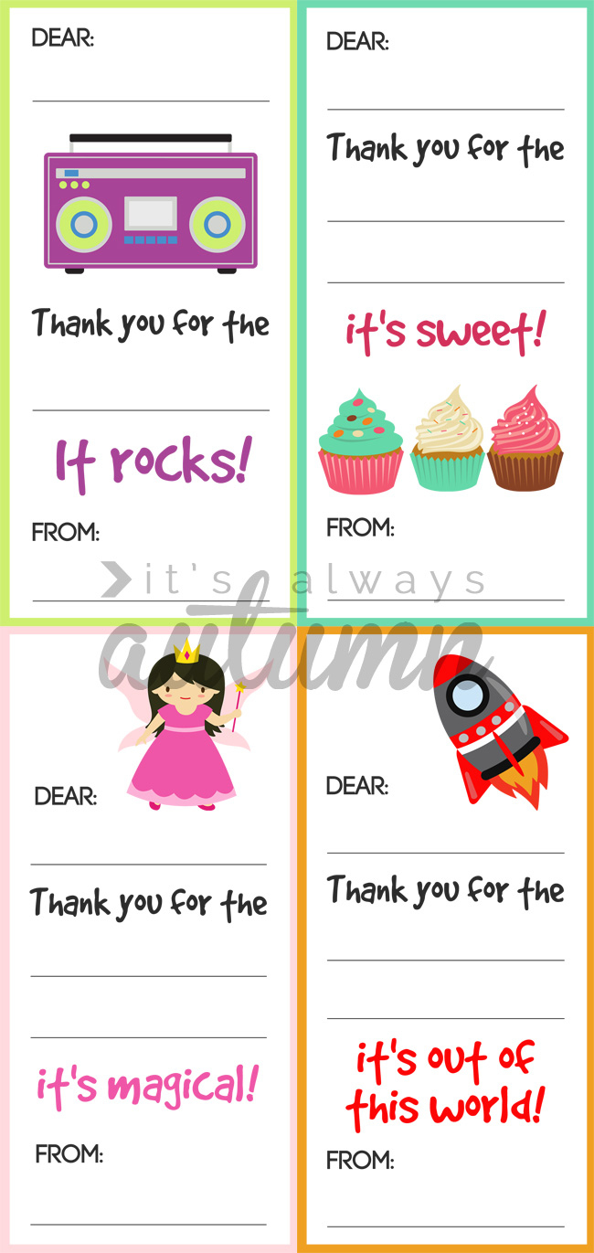 Fill In The Blank Thank You Note Printables For Kids - It&amp;#039;S Always within Fill In The Blank Thank You Cards Printable Free