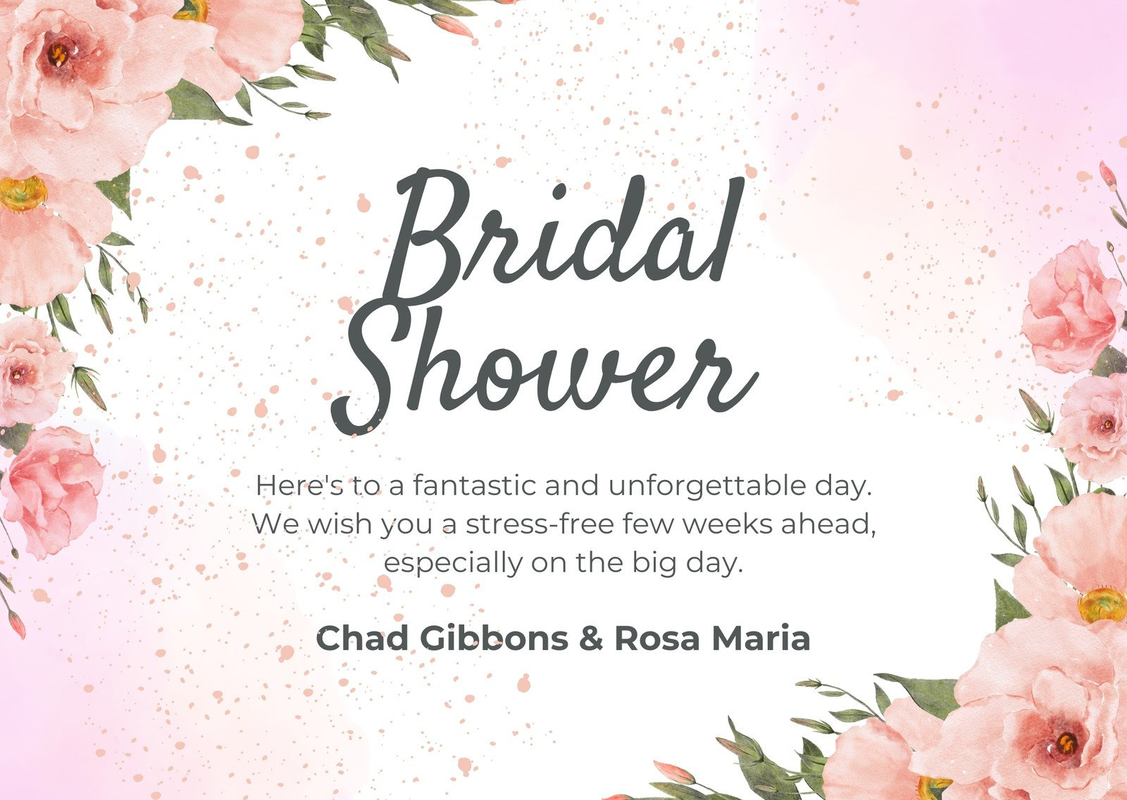 Free Custom Printable Bridal Shower Thank You Card Templates | Canva within Thank You Cards Bridal Shower Printable