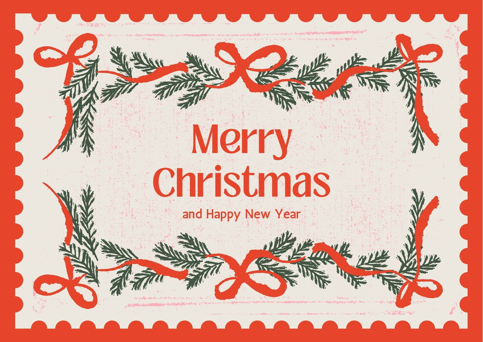 Free Custom Printable Christmas Card Templates | Canva within Printable Christmas Card Paper