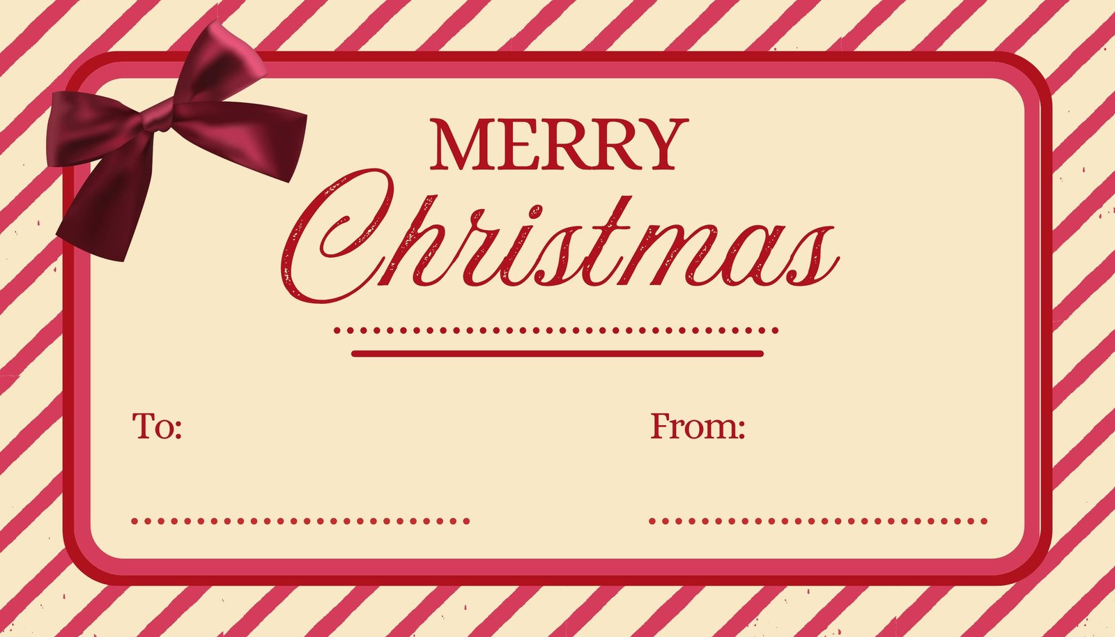 Free Custom Printable Christmas Tag Templates | Canva in Printable Blank Christmas Tags