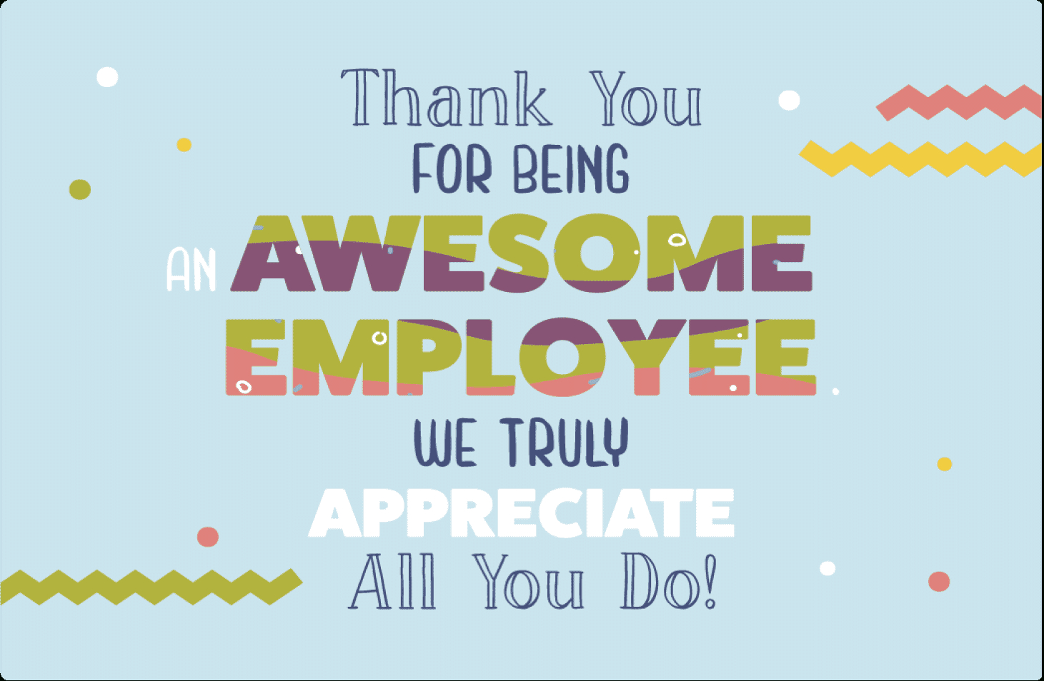 Free Employee Appreciation Ideas &amp;amp; Printables: No Cost Recognition within Free Printable Employee Thank You Cards