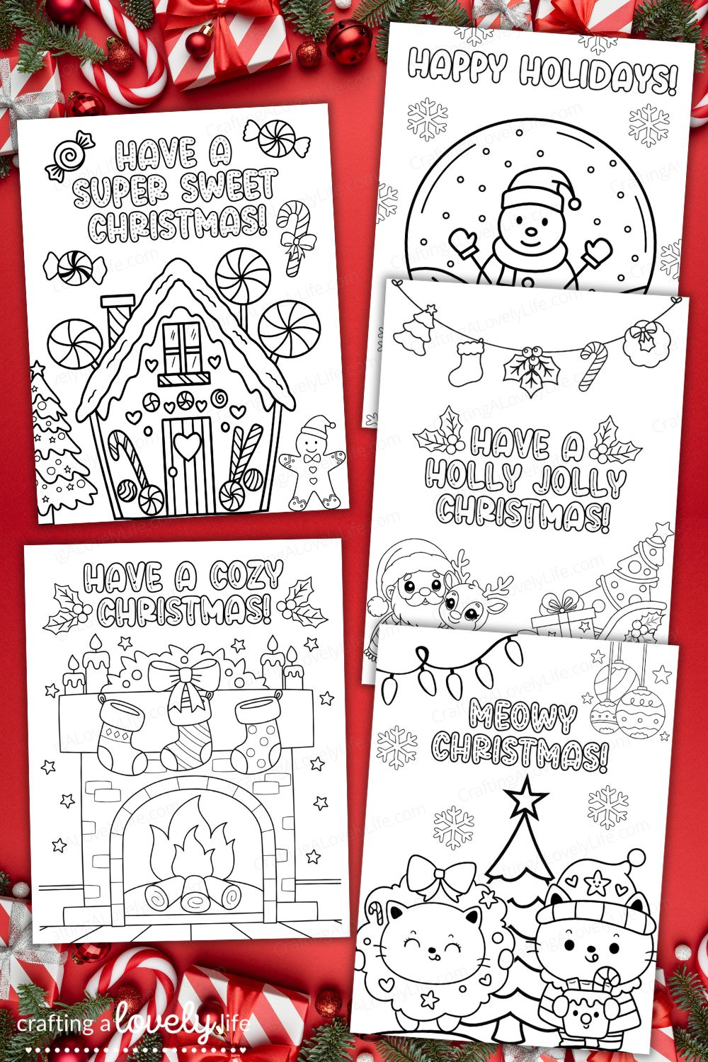 Free Printable Christmas Cards To Color within Free Printable Christmas Card Kids