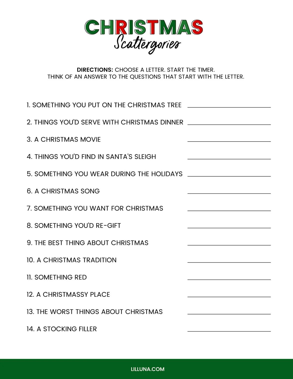 Free Printable Christmas Games {4 Freebies} | Lil&amp;#039; Luna regarding Free Christmas Printable Games