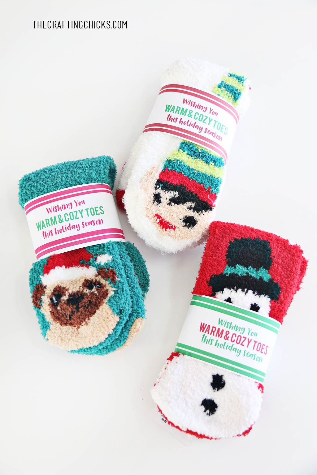 Free Printable Christmas Socks Gift Tag - The Crafting Chicks intended for Cozy Socks Christmas Gift Tags Printable Free