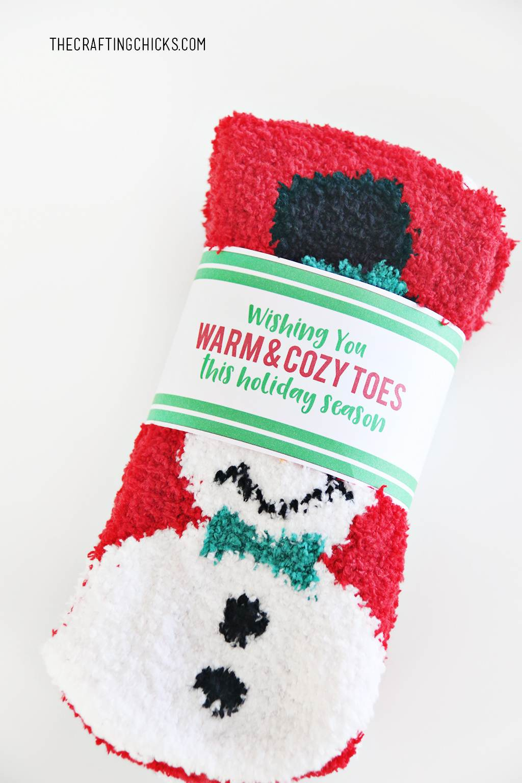 Free Printable Christmas Socks Gift Tag - The Crafting Chicks with regard to Cozy Socks Christmas Gift Tags Printable Free