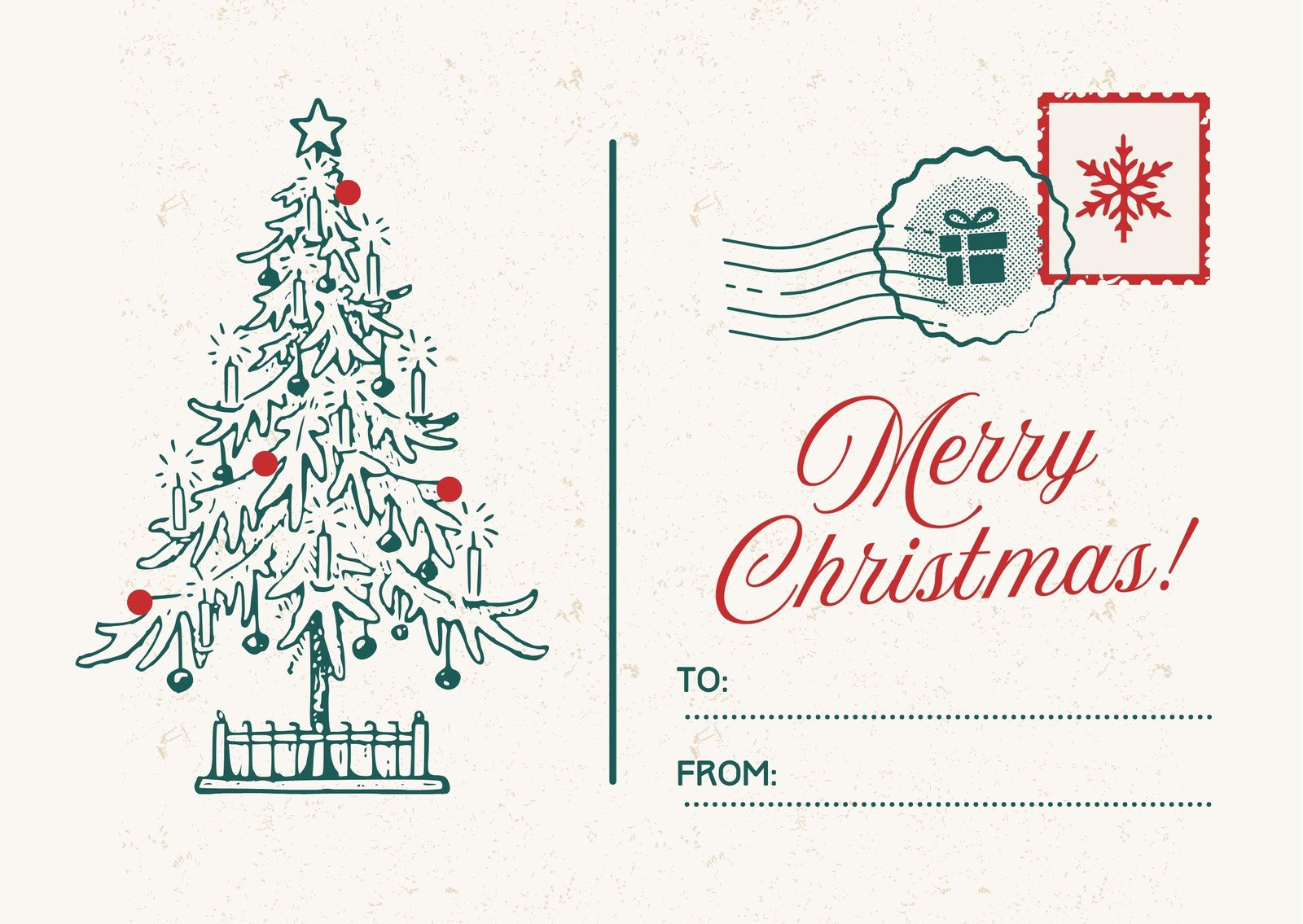 Free Printable, Customizable Holiday Card Templates | Canva with regard to Free Printable Christmas Card Templates