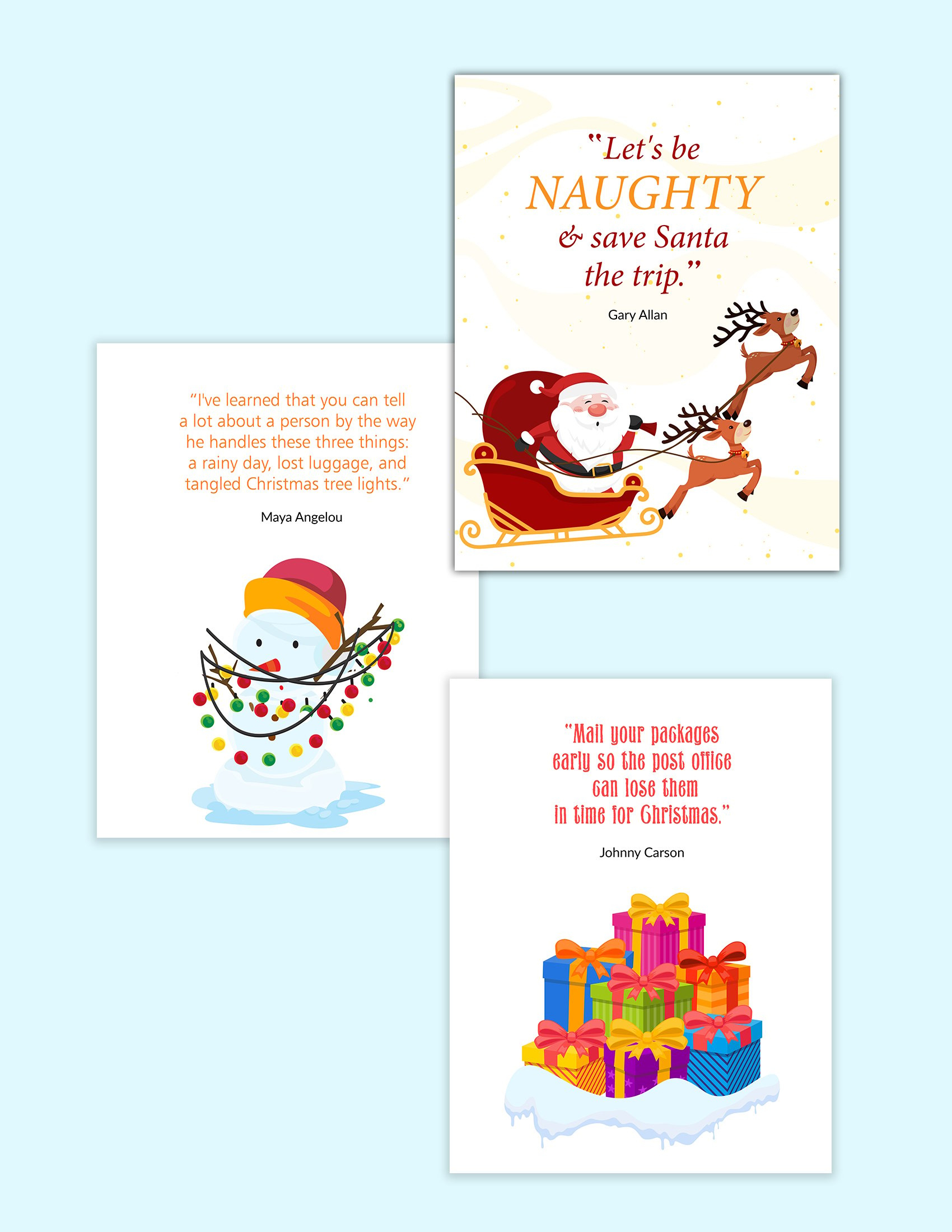 Free Printable Funny Christmas Quotes For Cards intended for Free Printable Christmas Card Funny