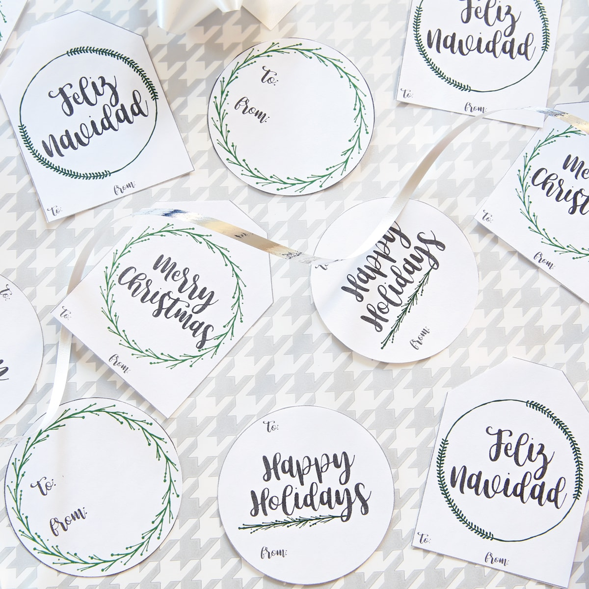 Free Printable Holiday Gift Tags | Abby Organizes intended for Free Printable Gift Tags