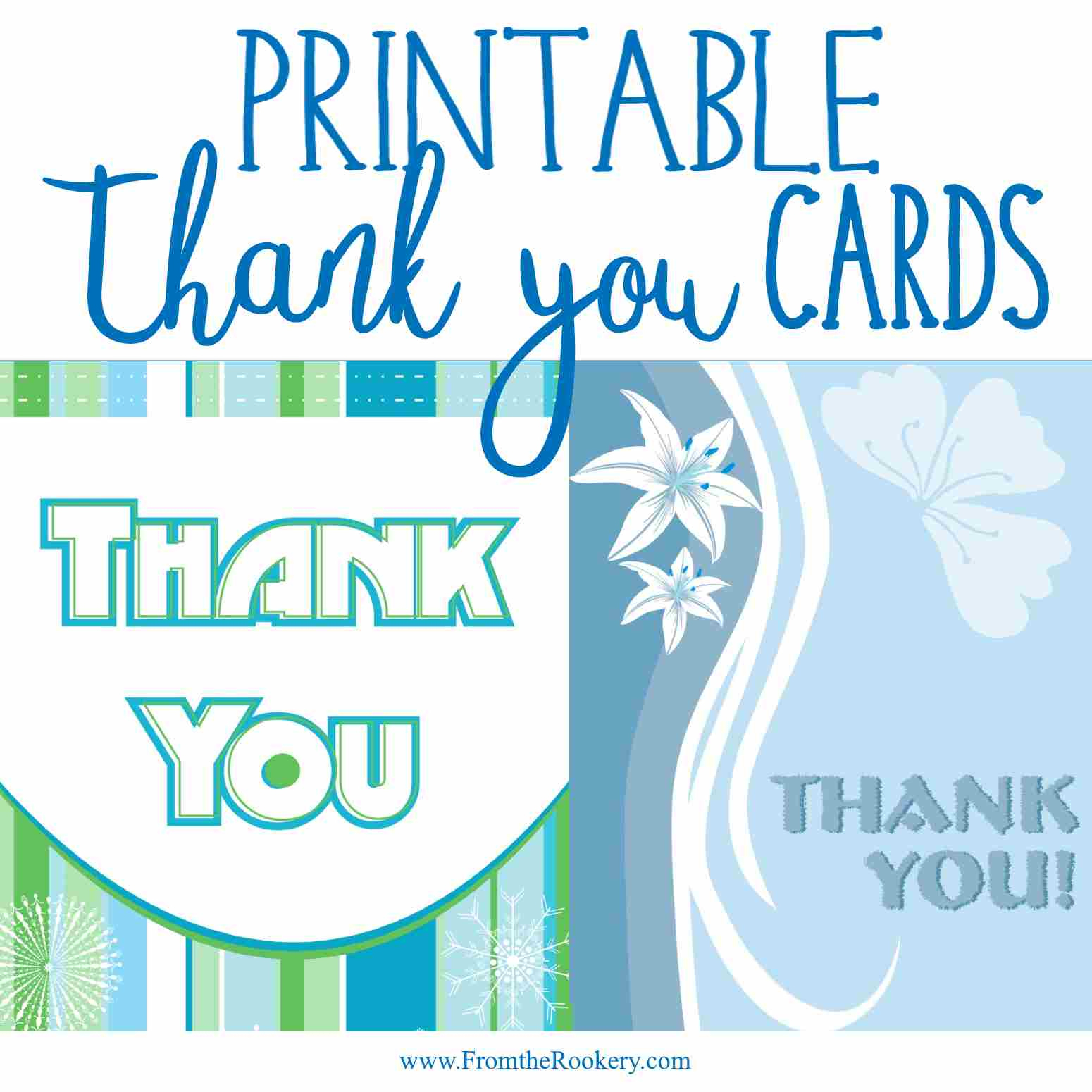 Free Printable Thank You Cards within Free Printable Thank You Cards Template