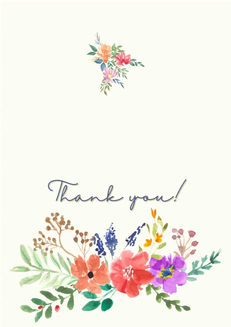 Free Thank You Card Template For Google Docs within Free Printable and Editable Thank You Cards